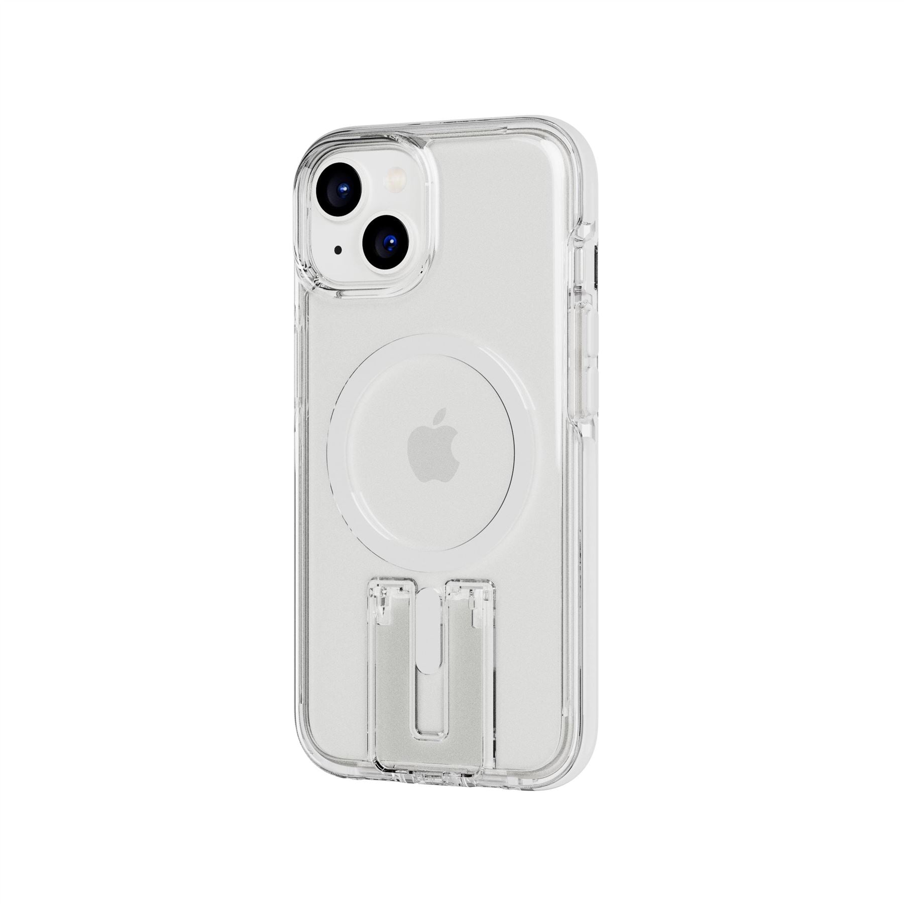 EvoCrystal Kick - Apple iPhone 16e/14 Case MagSafe Compatible - White