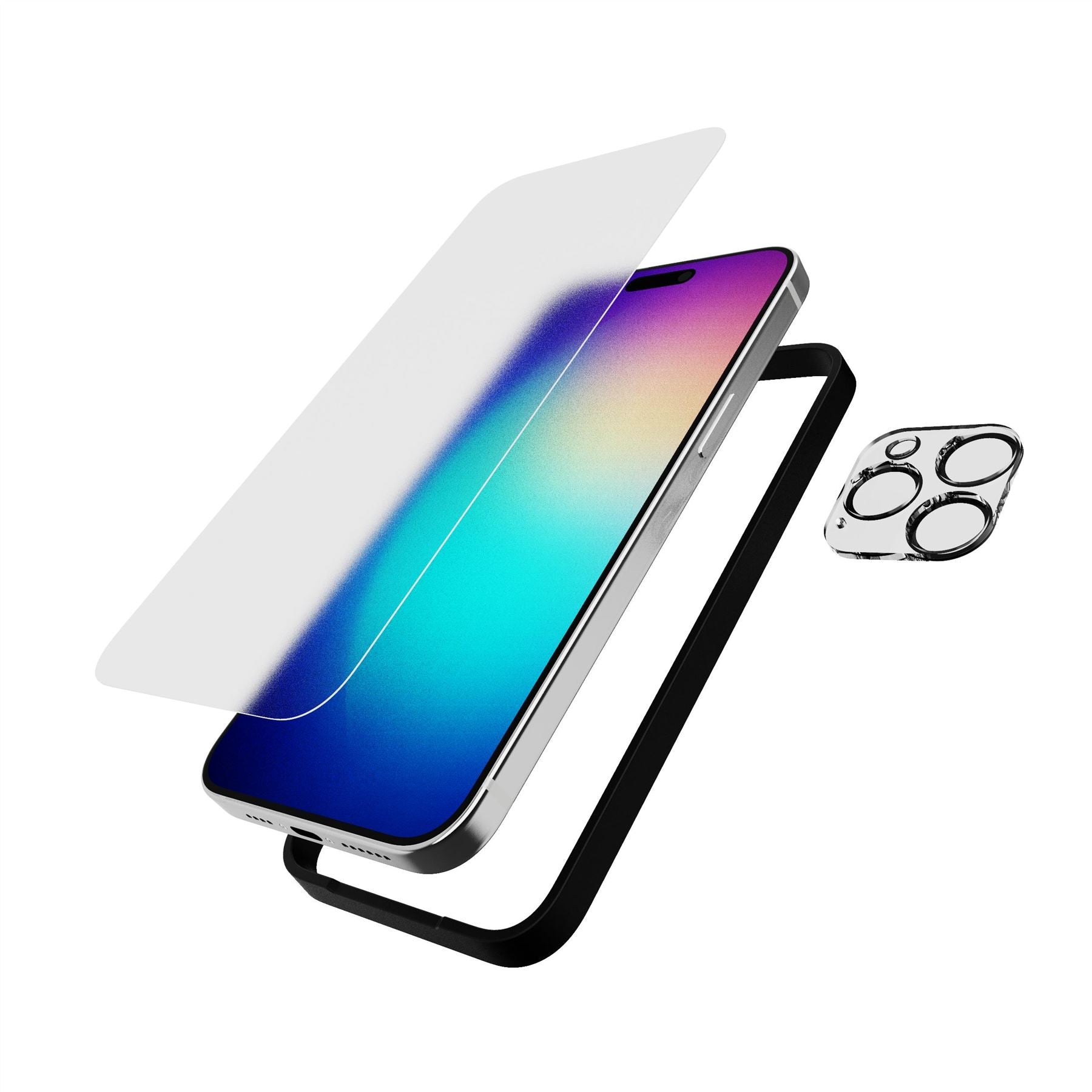 Impact Glass - Apple iPhone 15 Pro Max Anti Glare Screen with Camera Protector