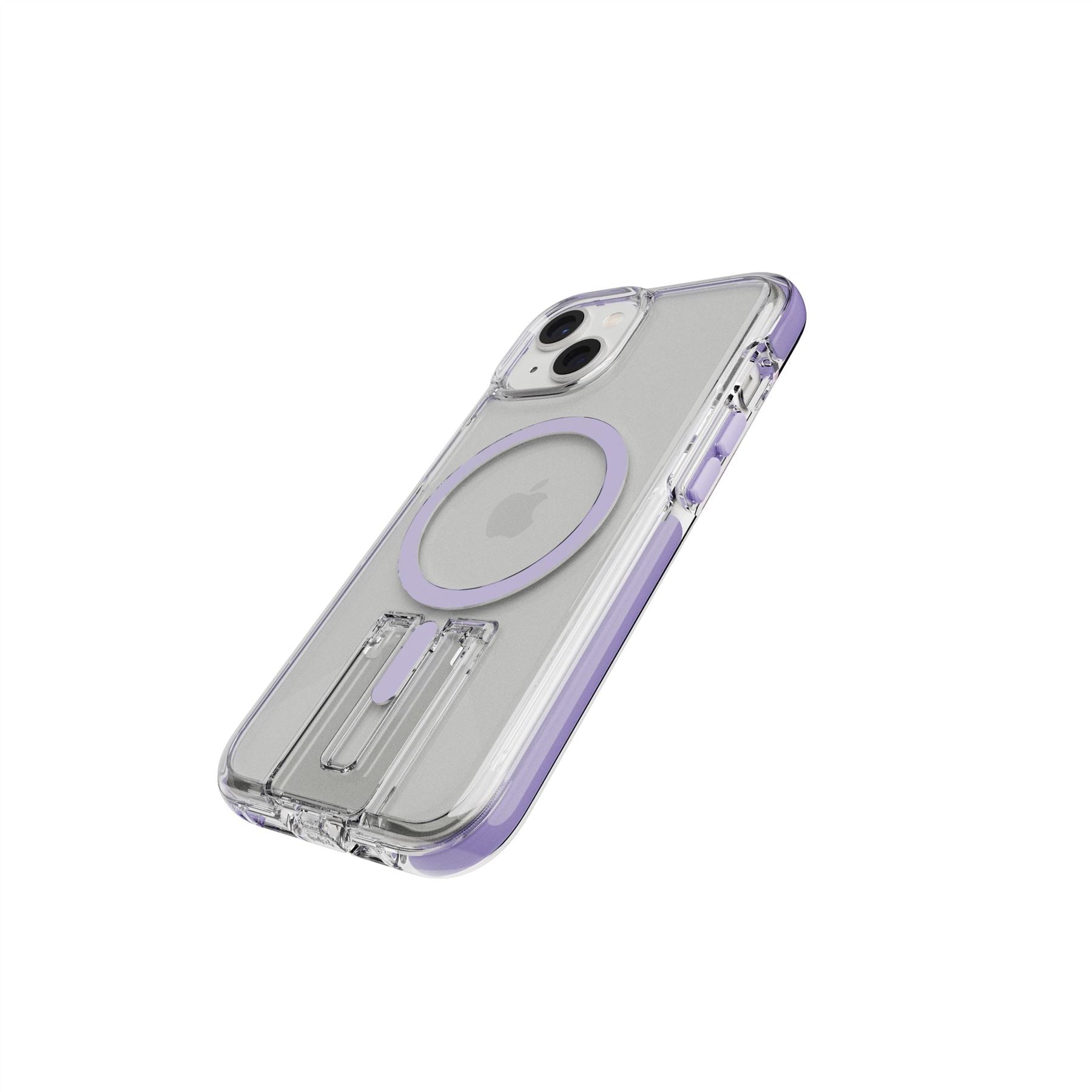 EvoCrystal Kick - Apple iPhone 16e/14 Case MagSafe Compatible - Lilac