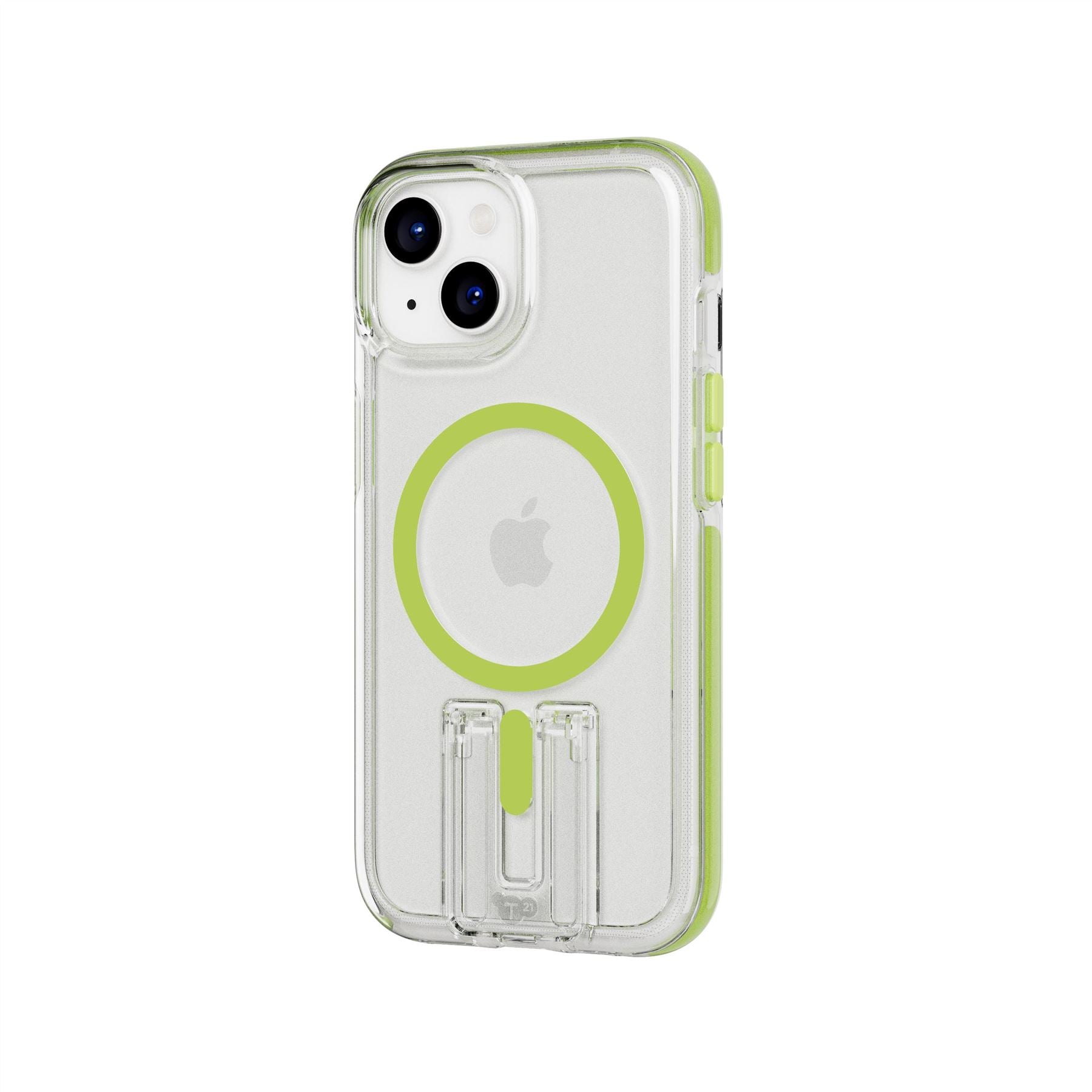 EvoCrystal Kick - Apple iPhone 15 Case MagSafe Compatible - Lime