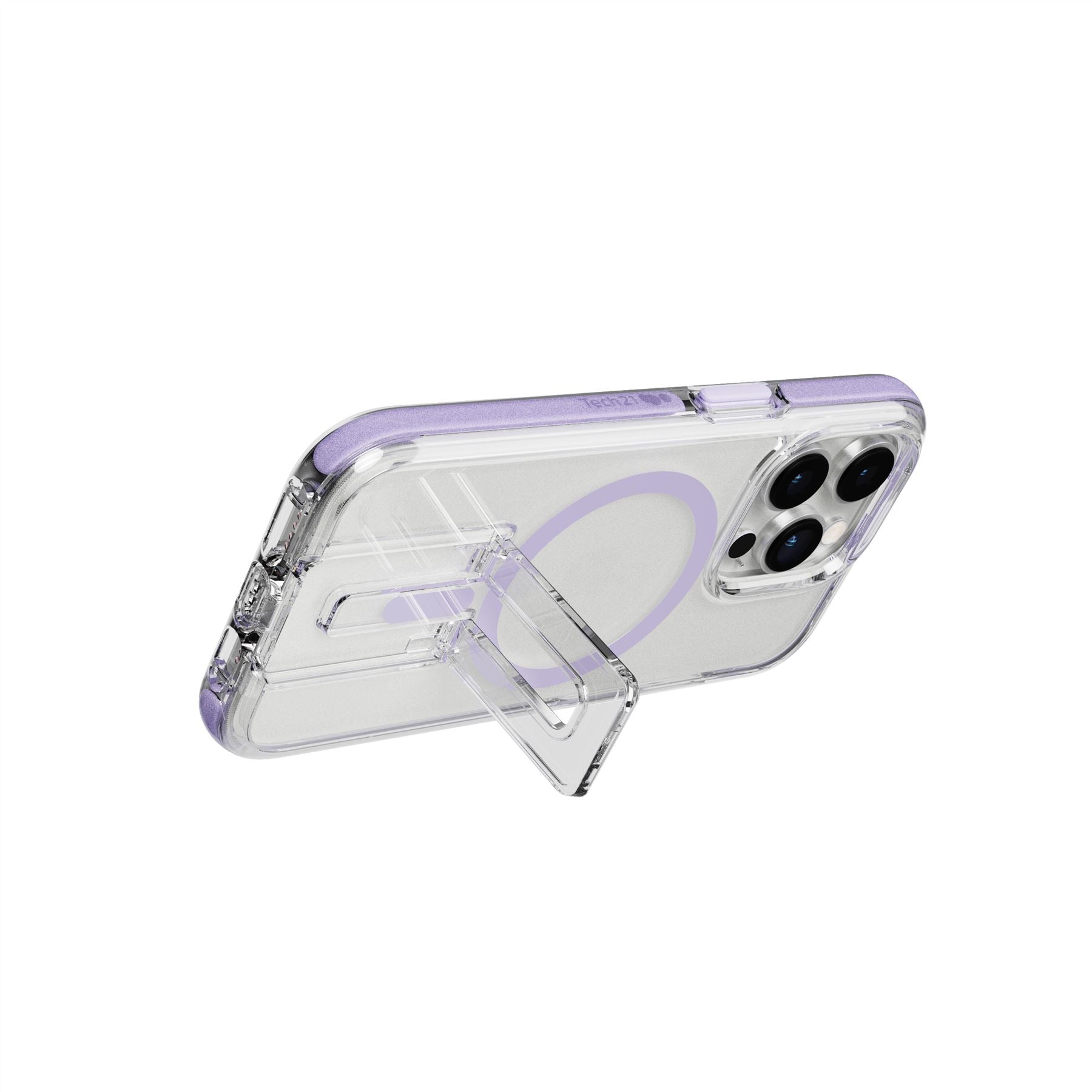 EvoCrystal Kick - Apple iPhone 14 Pro Case MagSafe Compatible - Lilac