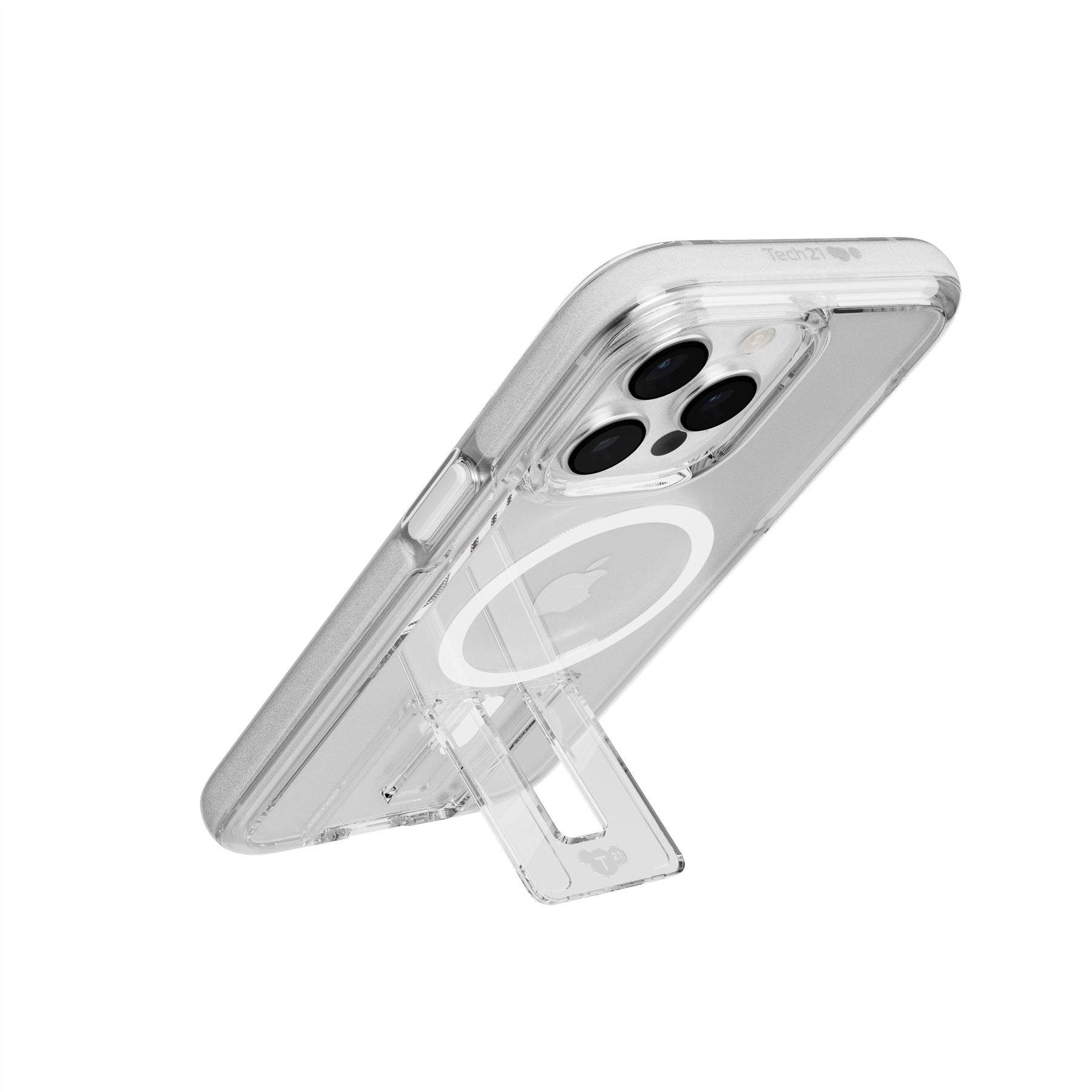 EvoCrystal Kick - Apple iPhone 15 Pro Max Case MagSafe Compatible - White