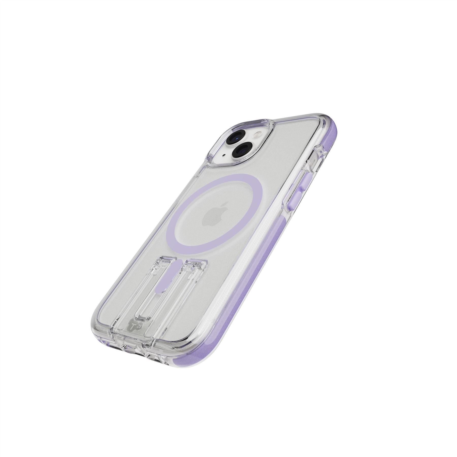 EvoCrystal Kick - Apple iPhone 15 Case MagSafe Compatible - Lilac