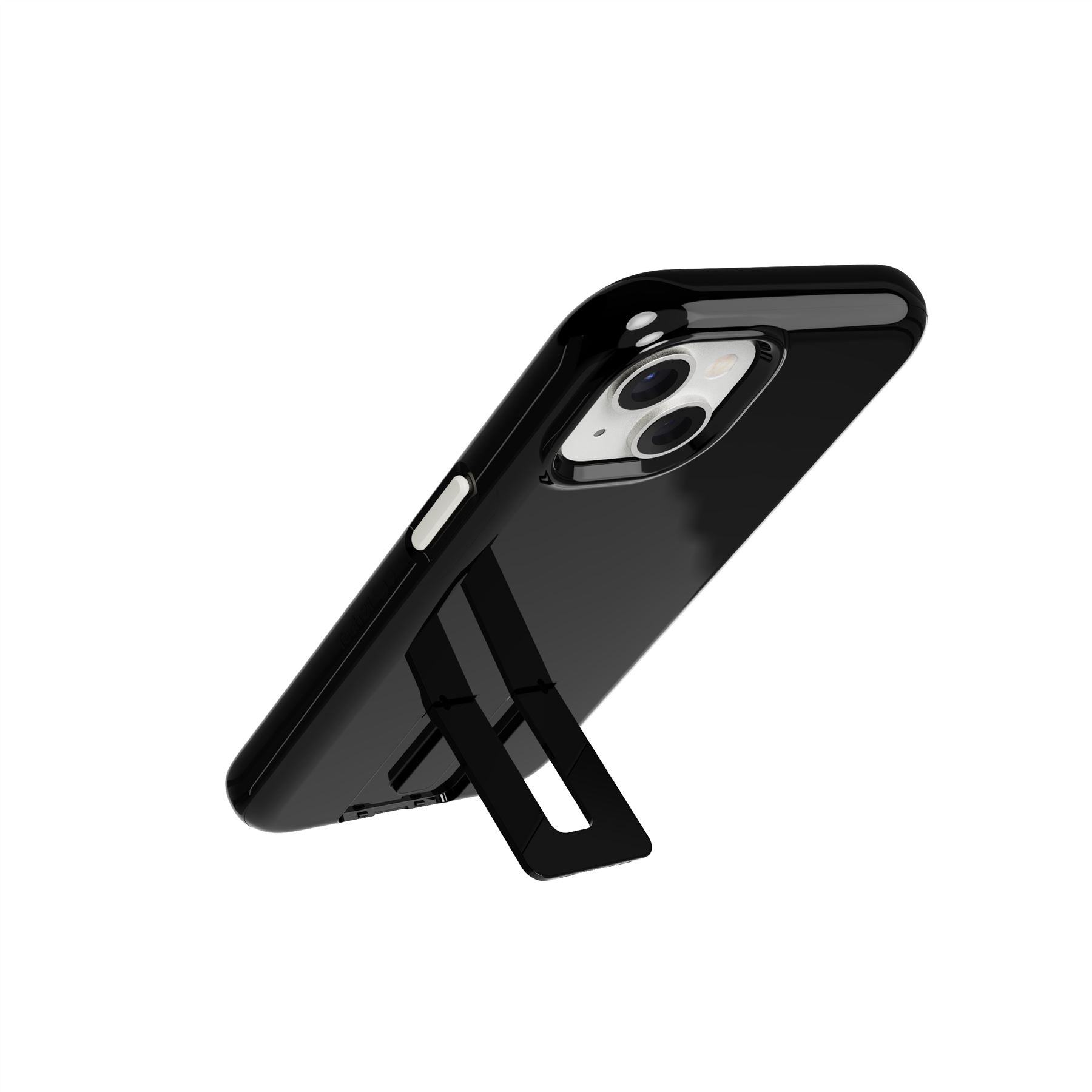 EvoCrystal Kick - Apple iPhone 16e/14 Case MagSafe Compatible - Obsidian Black