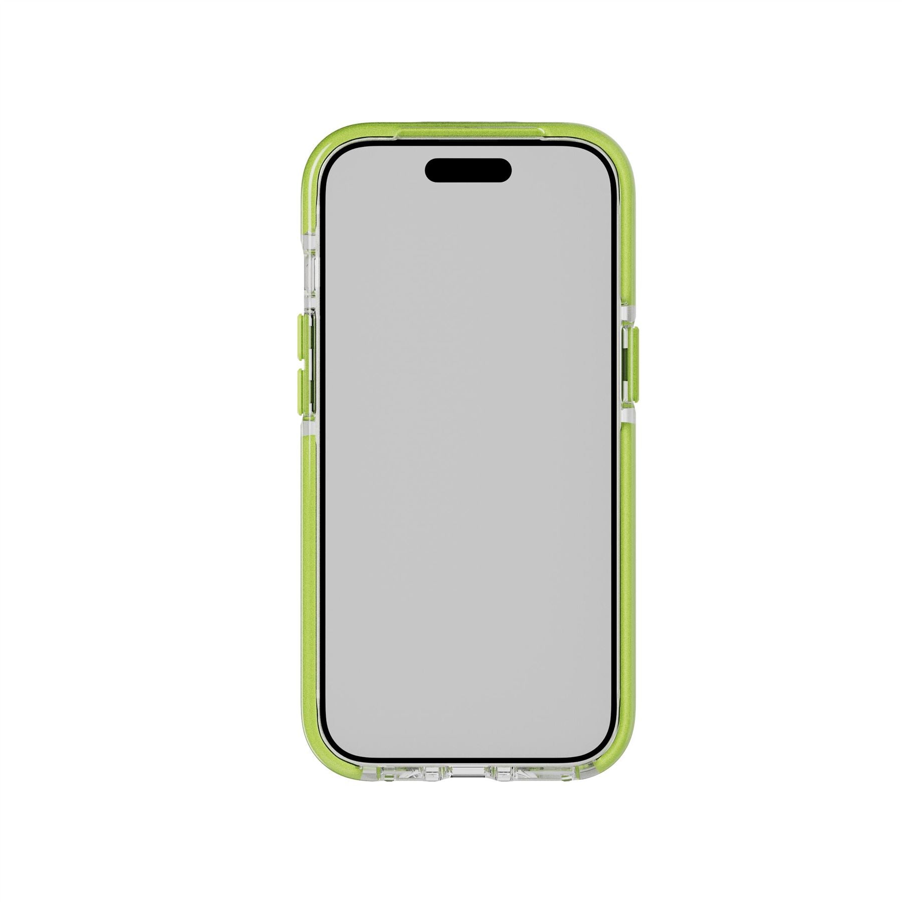 EvoCrystal Kick - Apple iPhone 15 Case MagSafe Compatible - Lime