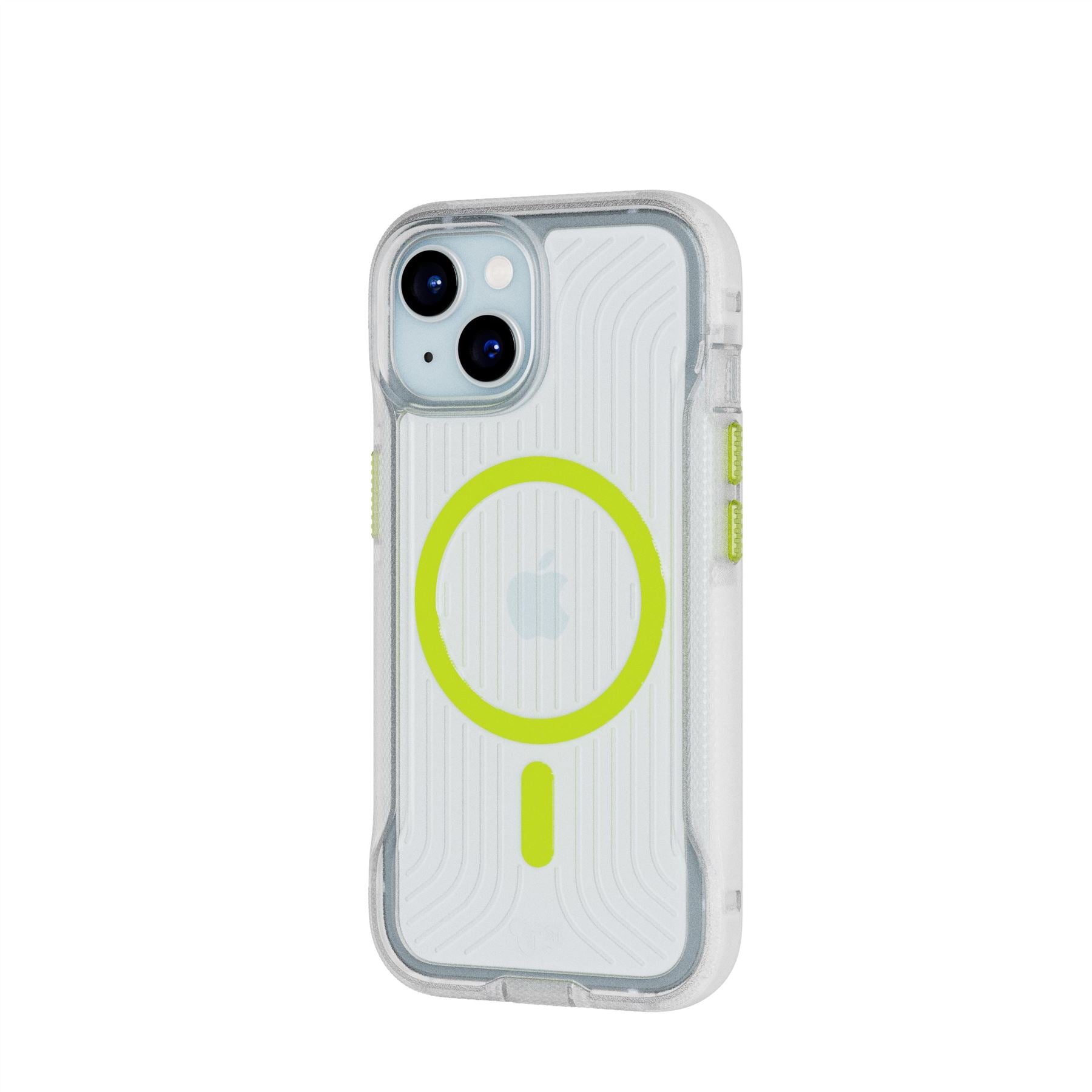 FlexPro - Apple iPhone 15 Case MagSafe Compatible - Clear Glow in the Dark