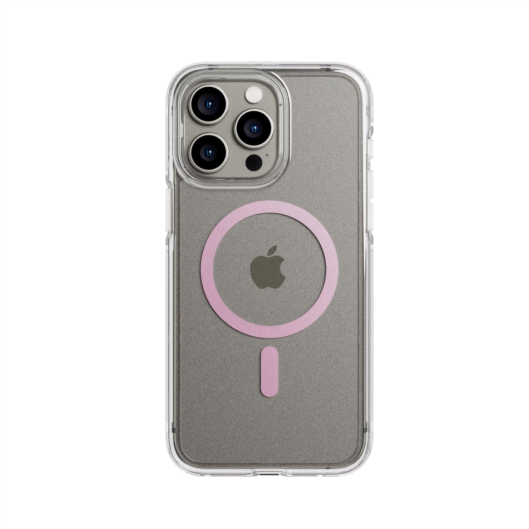 FlexQuartz - Apple iPhone 15 Pro Max Case MagSafe Compatible - Pink