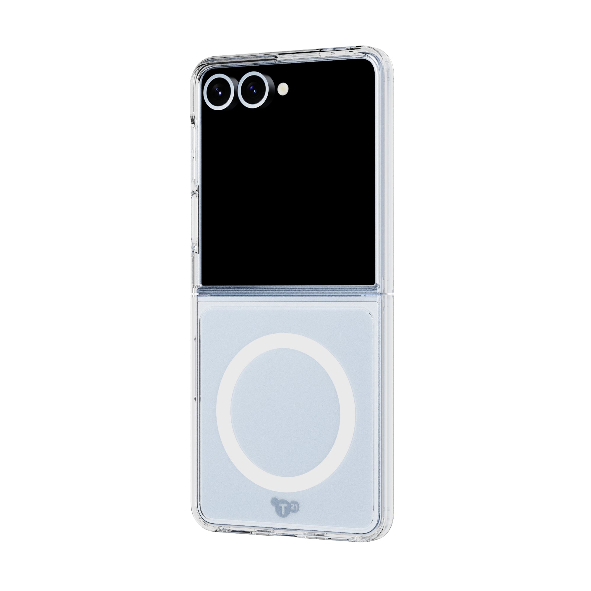 EvoClear - Samsung Galaxy Z Flip7 Case with Magnets - Clear