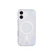 View of the back of the phone case from straight on with phone inside#color_lunar