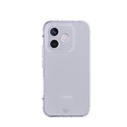 View of the back of the phone case from straight on with phone inside#color_clear