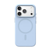 View of the back of the phone case from straight on with phone inside#color_sable
