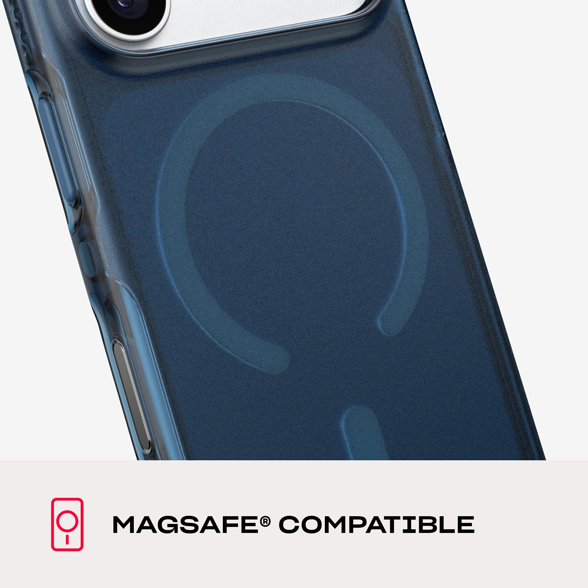 EvoCrystal Satin MagSafe - Apple iPhone 18 Pro/17 Pro Case - Deep Sea Tint