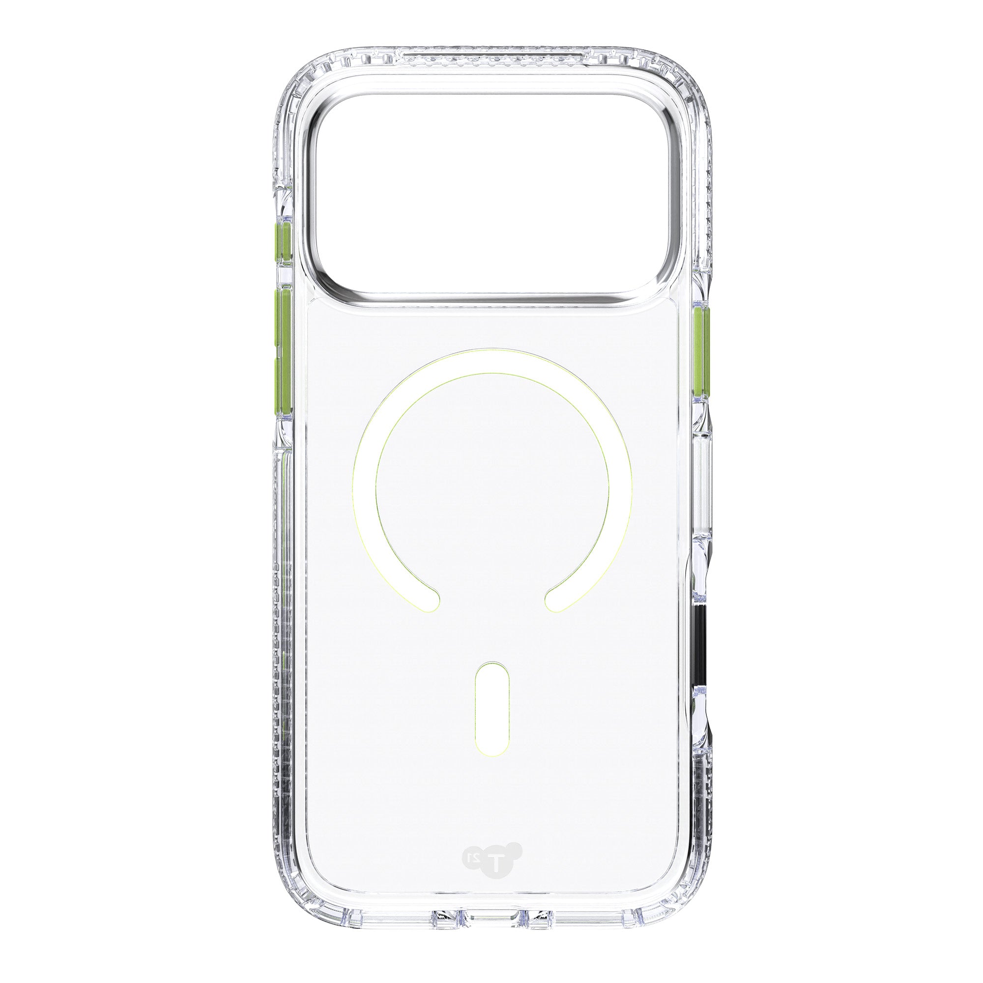 EvoCrystal Glow MagSafe - Apple iPhone 18 Pro Max/17 Pro Max Case - Clear/Neon (Glow-in-the-Dark)