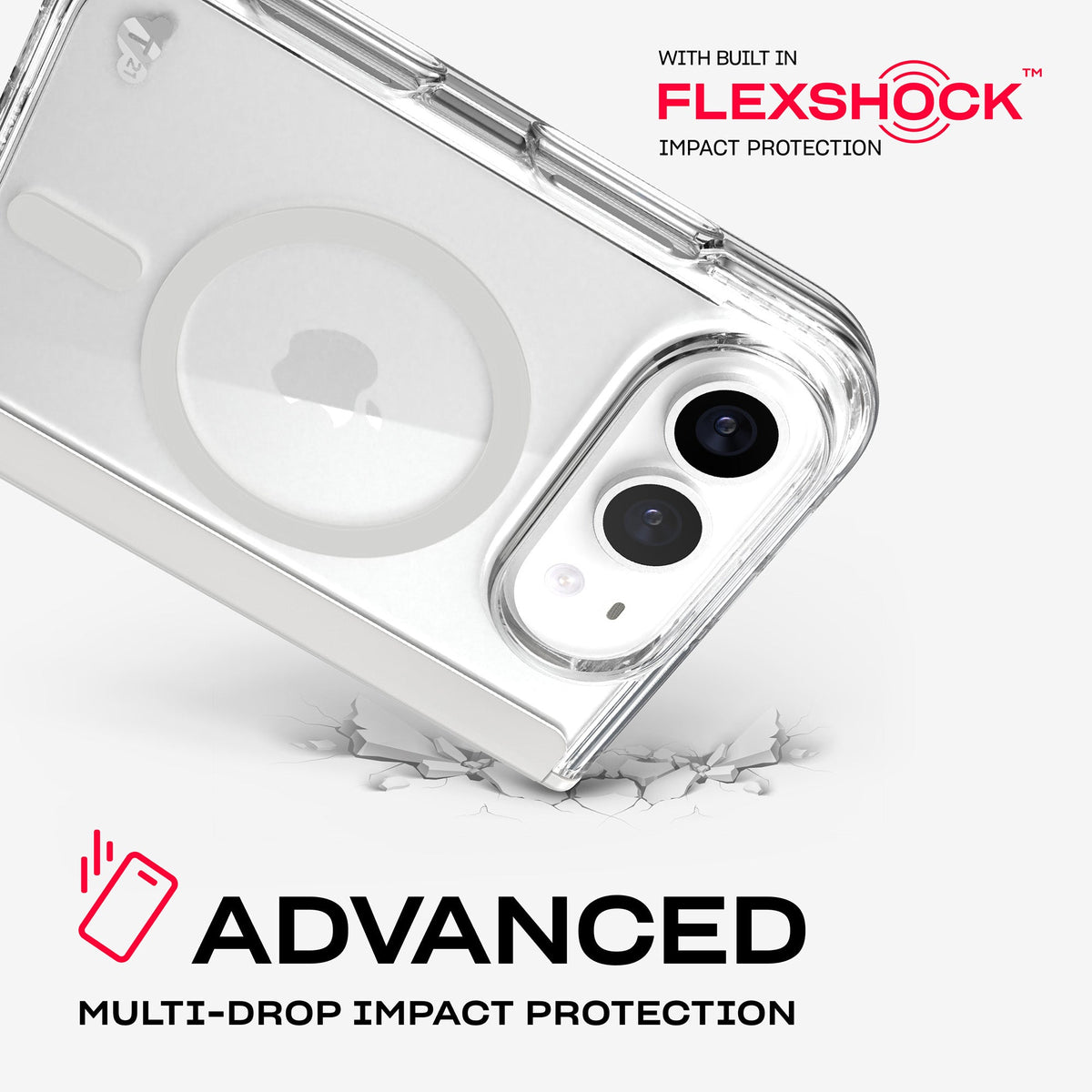 EvoClear MagSafe - Apple iPhone Duo Case - Clear