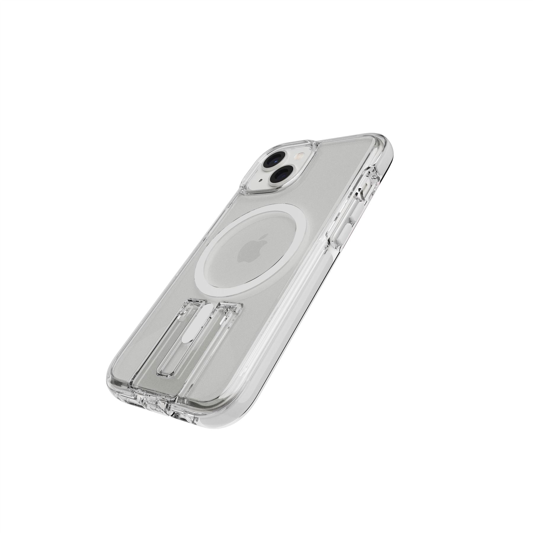 EvoCrystal Kick - Apple iPhone 16e/14 Case MagSafe Compatible - White