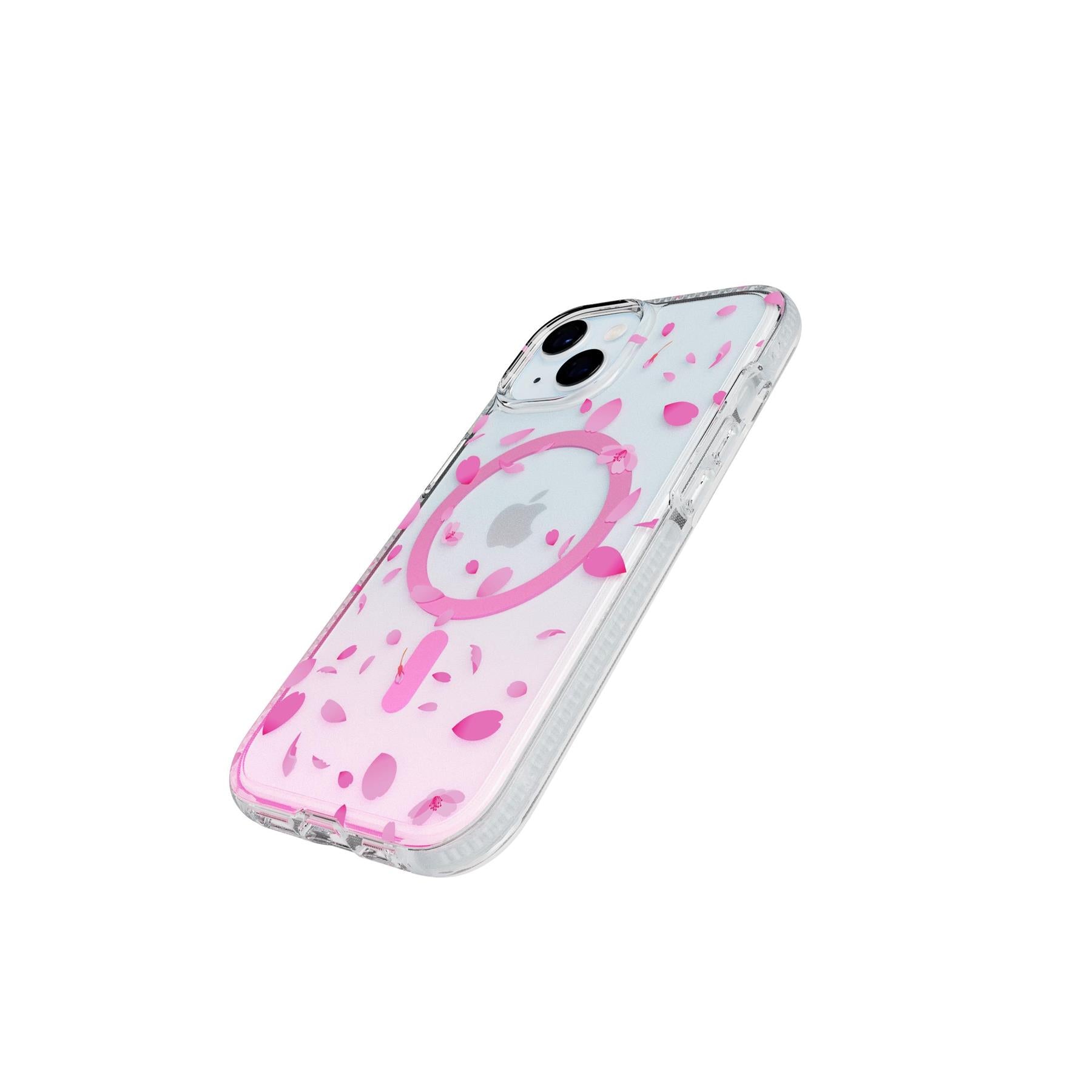 FlexQuartz Apple iPhone 15 Case MagSafe Compatible - Cherry Blossom