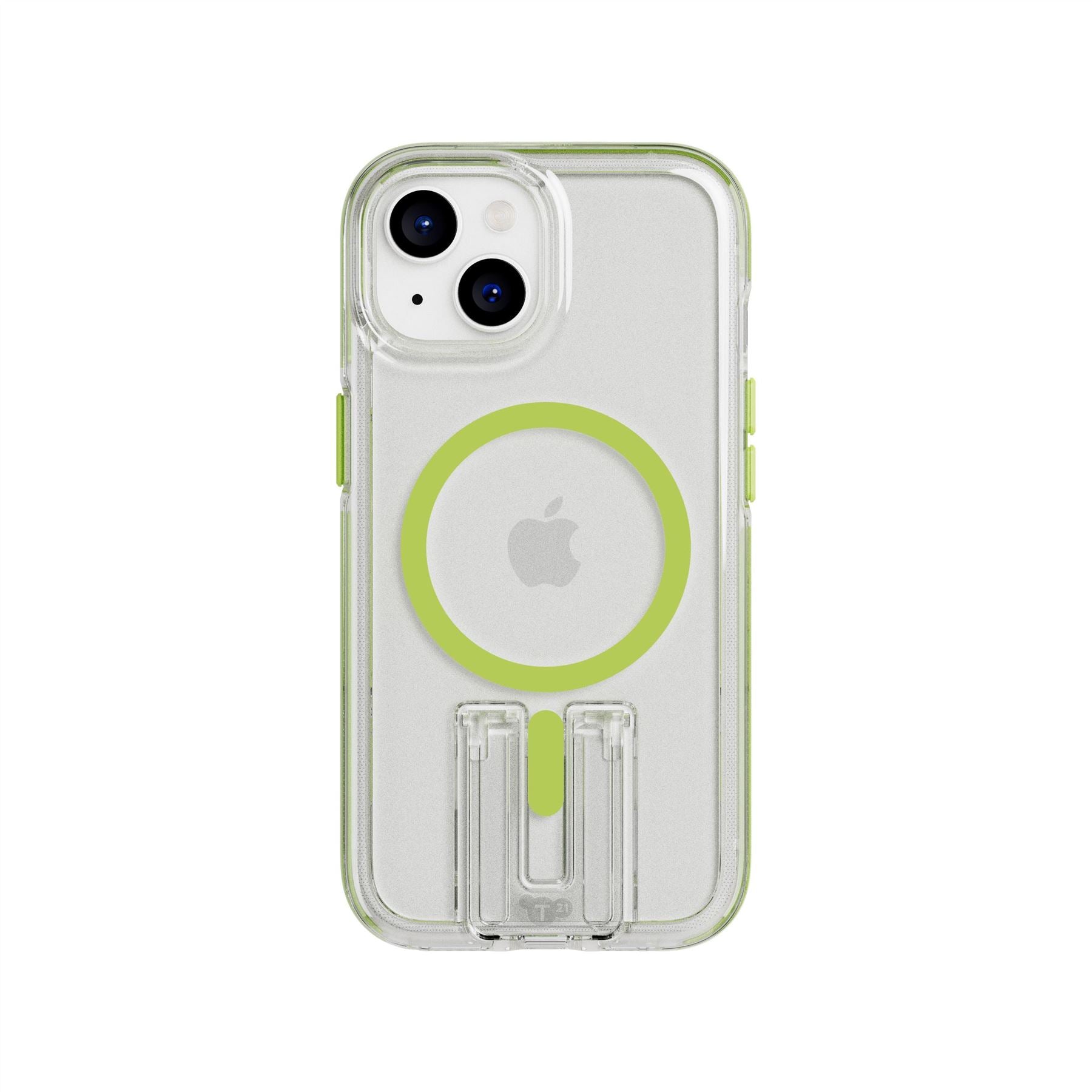 EvoCrystal Kick - Apple iPhone 15 Case MagSafe Compatible - Lime
