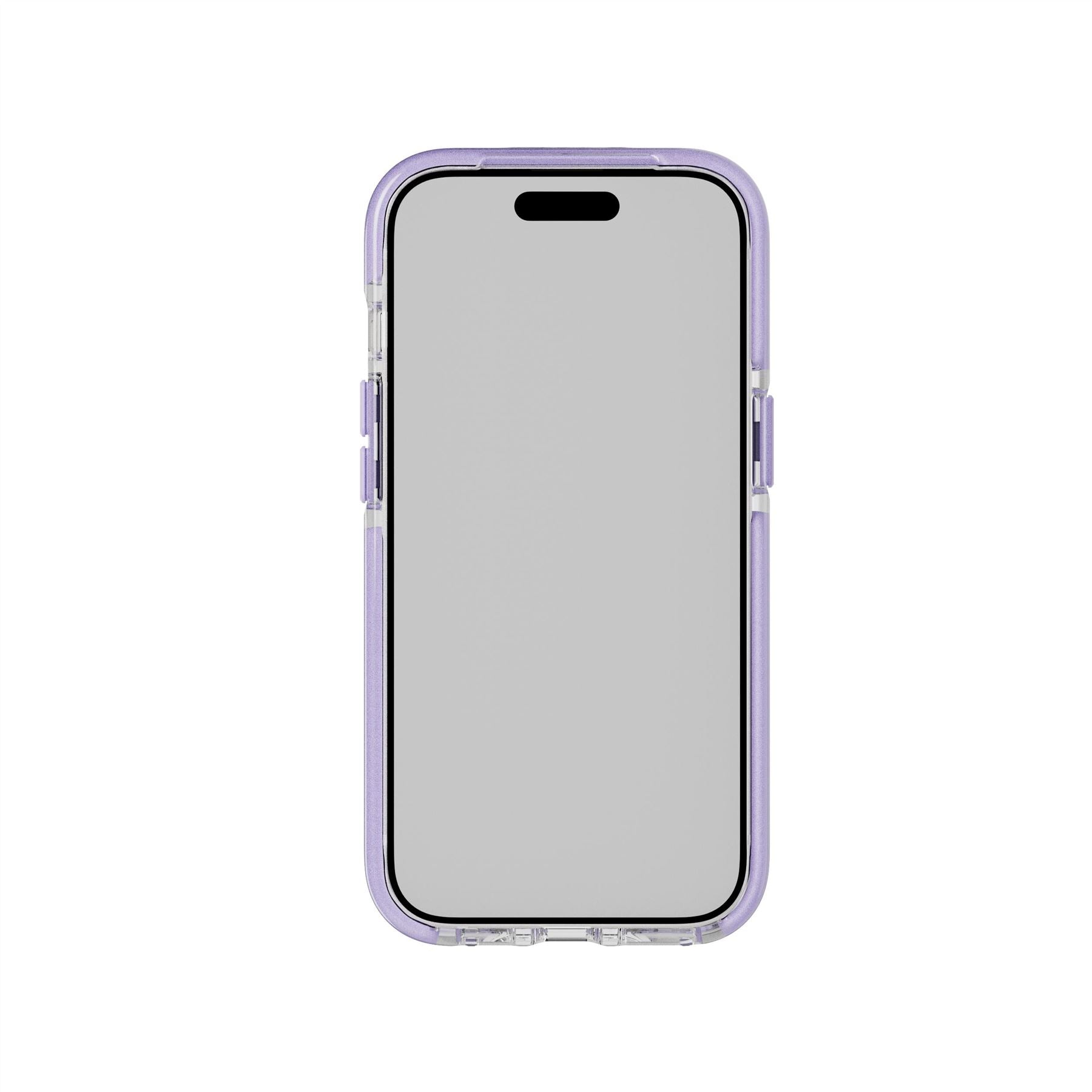 EvoCrystal Kick - Apple iPhone 15 Case MagSafe Compatible - Lilac
