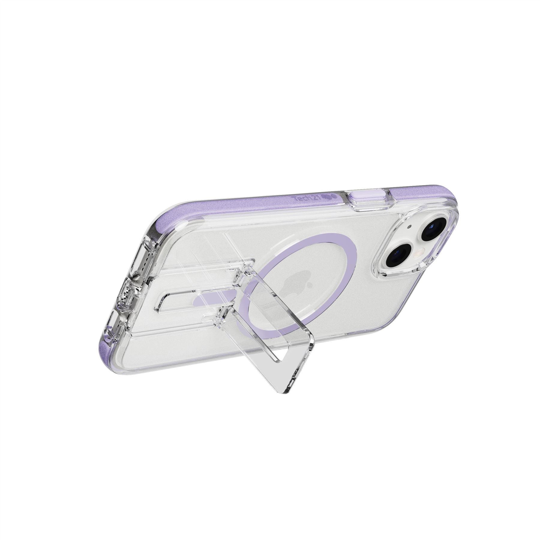 EvoCrystal Kick - Apple iPhone 16e/14 Case MagSafe Compatible - Lilac