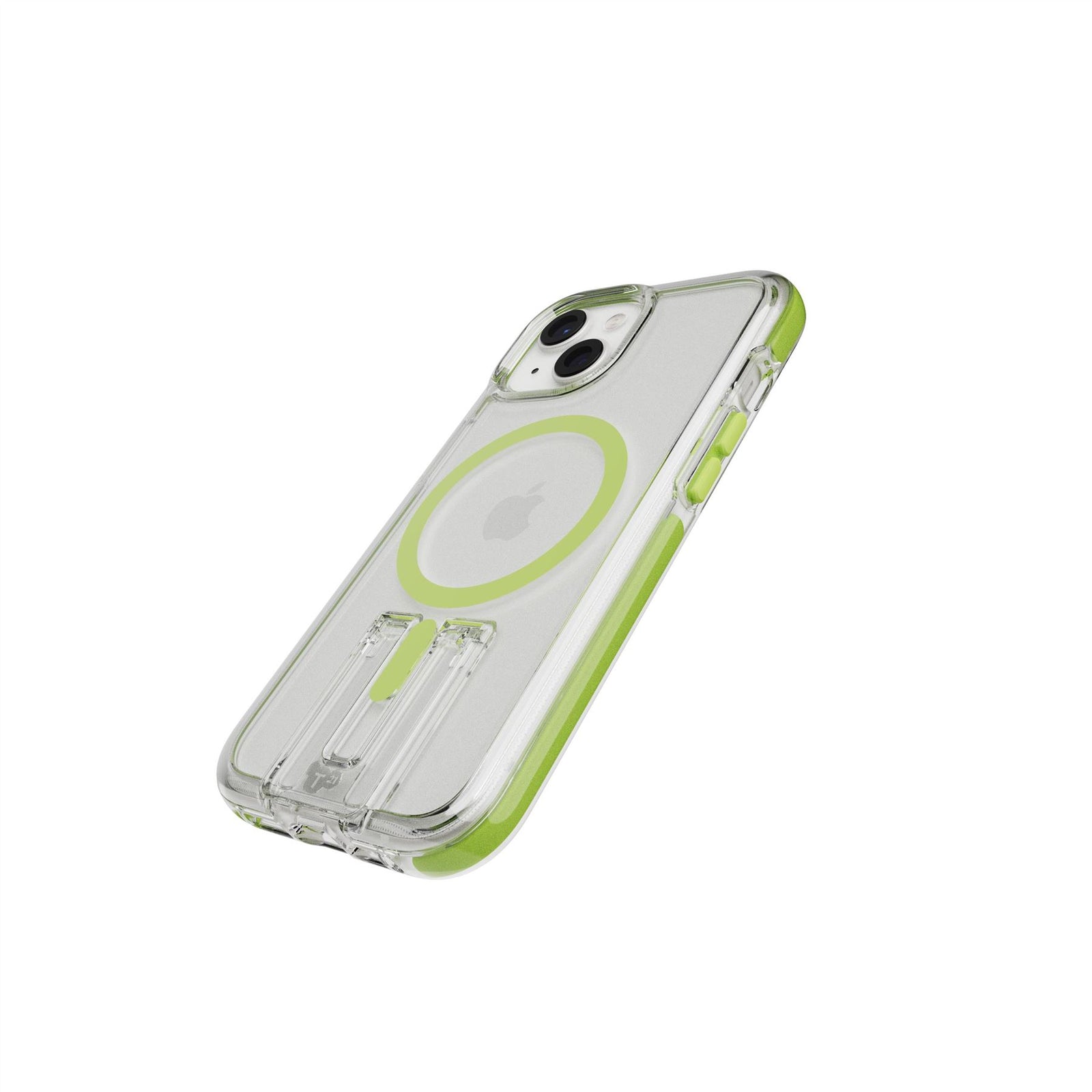 EvoCrystal Kick - Apple iPhone 15 Case MagSafe Compatible - Lime