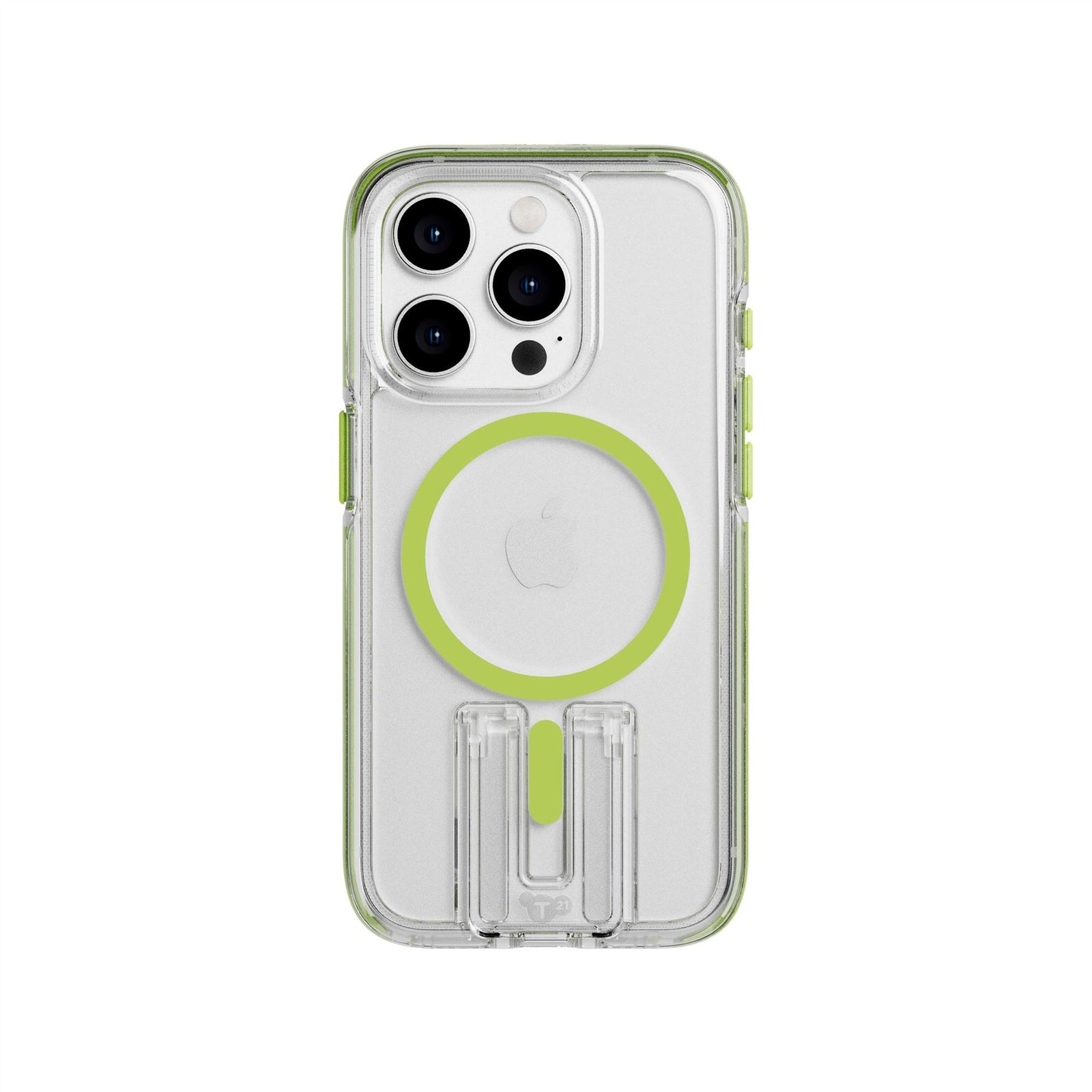 EvoCrystal Kick - Apple iPhone 15 Pro Case MagSafe Compatible - Lime