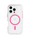 FlexPro - Apple iPhone 16 Pro Case MagSafe Compatible  - Neon Pink/Orange Glow in the Dark