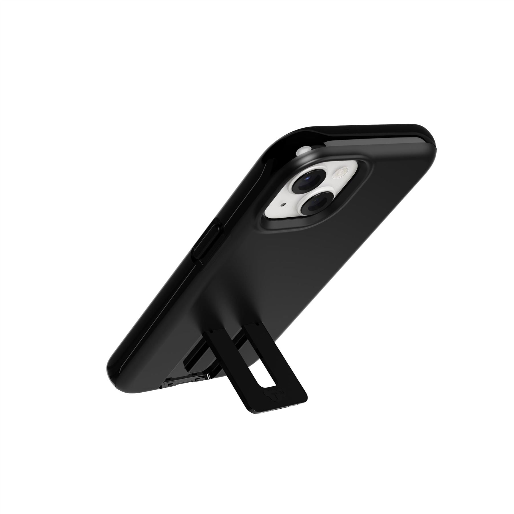 EvoCrystal Kick - Apple iPhone 15 Case MagSafe Compatible - Obsidian Black