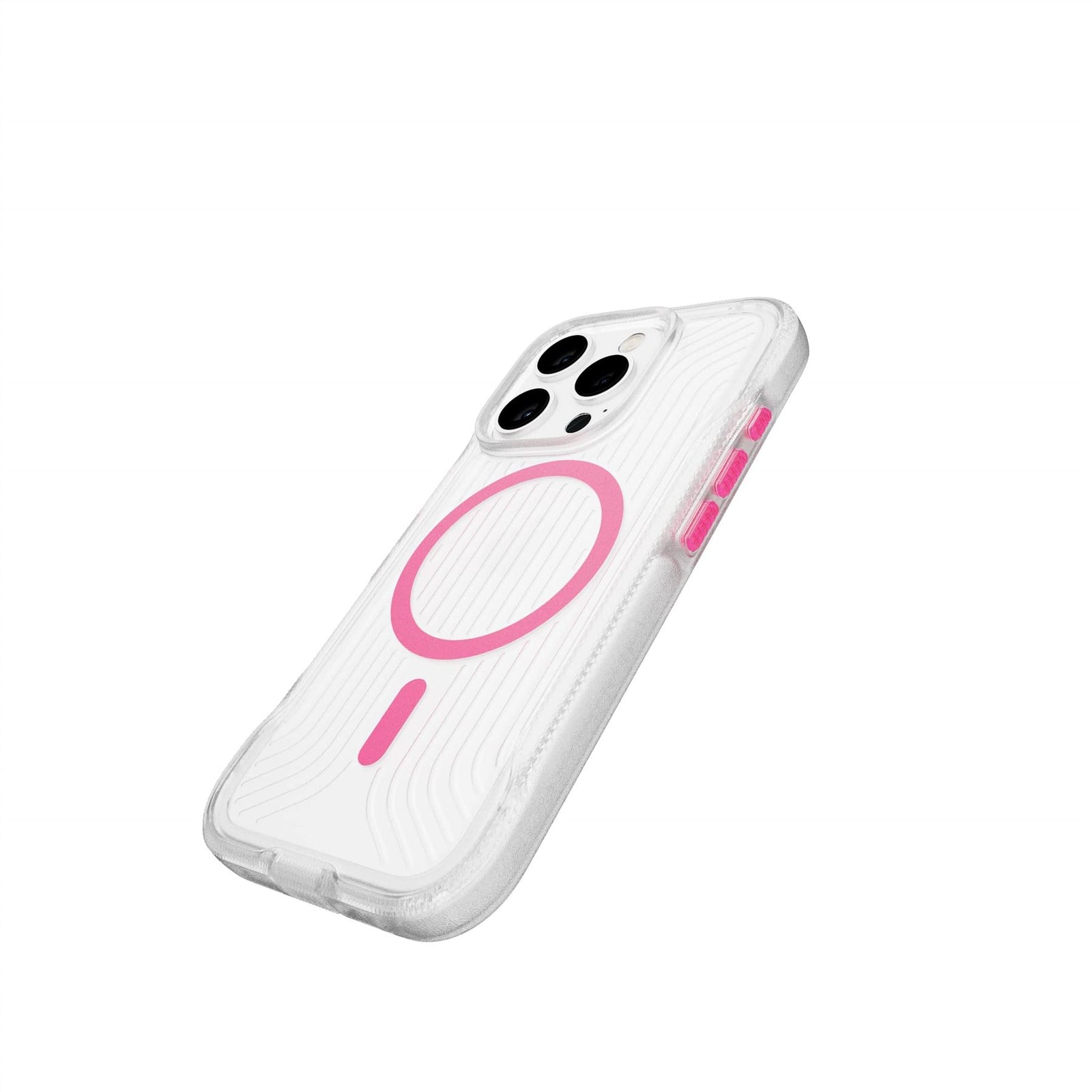 FlexPro - Apple iPhone 16 Pro Case MagSafe Compatible  - Neon Pink/Orange Glow in the Dark