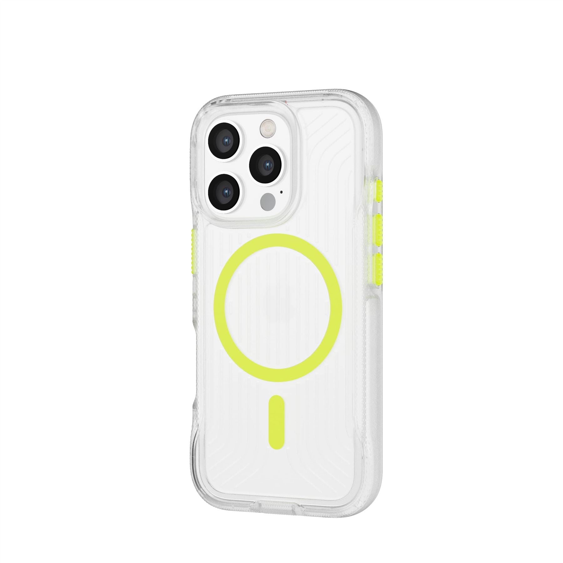 FlexPro - Apple iPhone 16 Pro Case MagSafe Compatible  - Neon Green Glow in the Dark