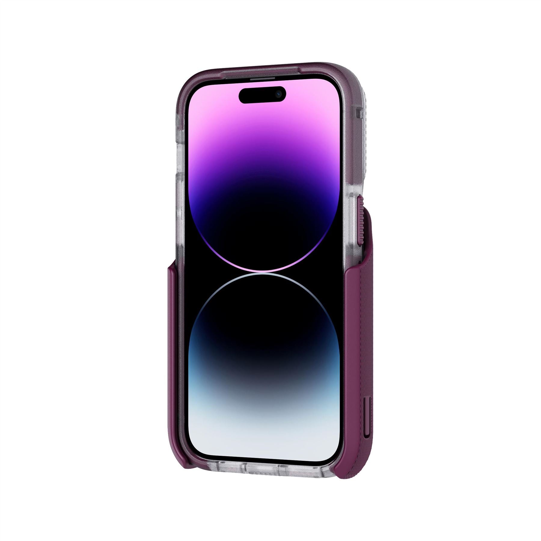 EvoMax - Apple iPhone 14 Pro Case MagSafe Compatible - Frosted Purple