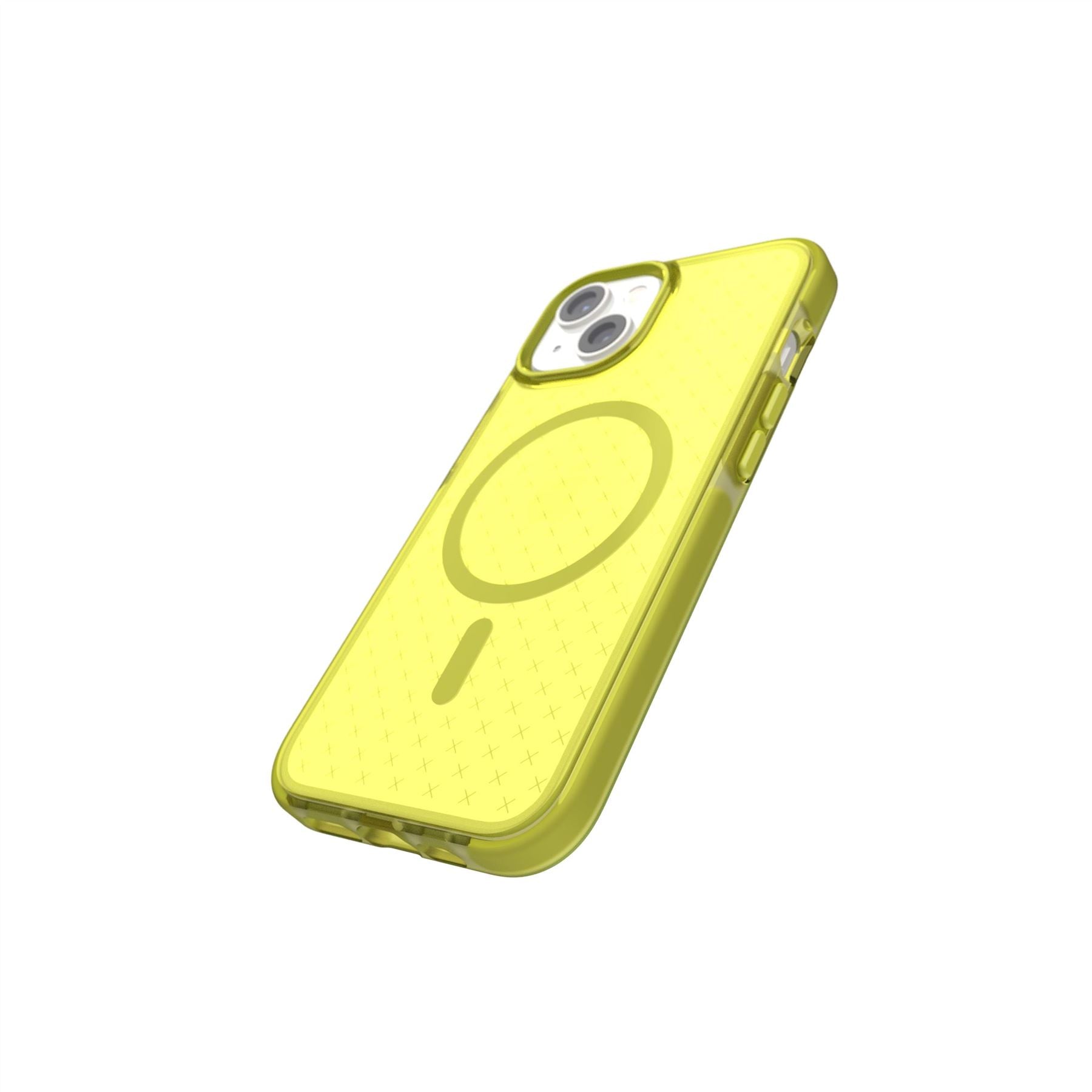 EvoCheck - Apple iPhone 16e/14 Case MagSafe Compatible - Acid Yellow