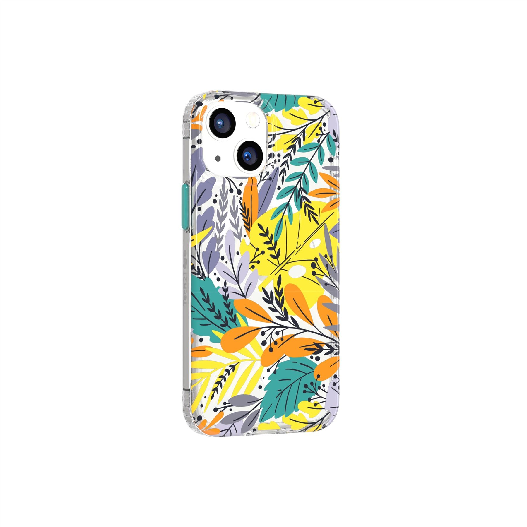 EvoArt - Apple iPhone 13 Mini Case MagSafe Compatible - Green Leaf