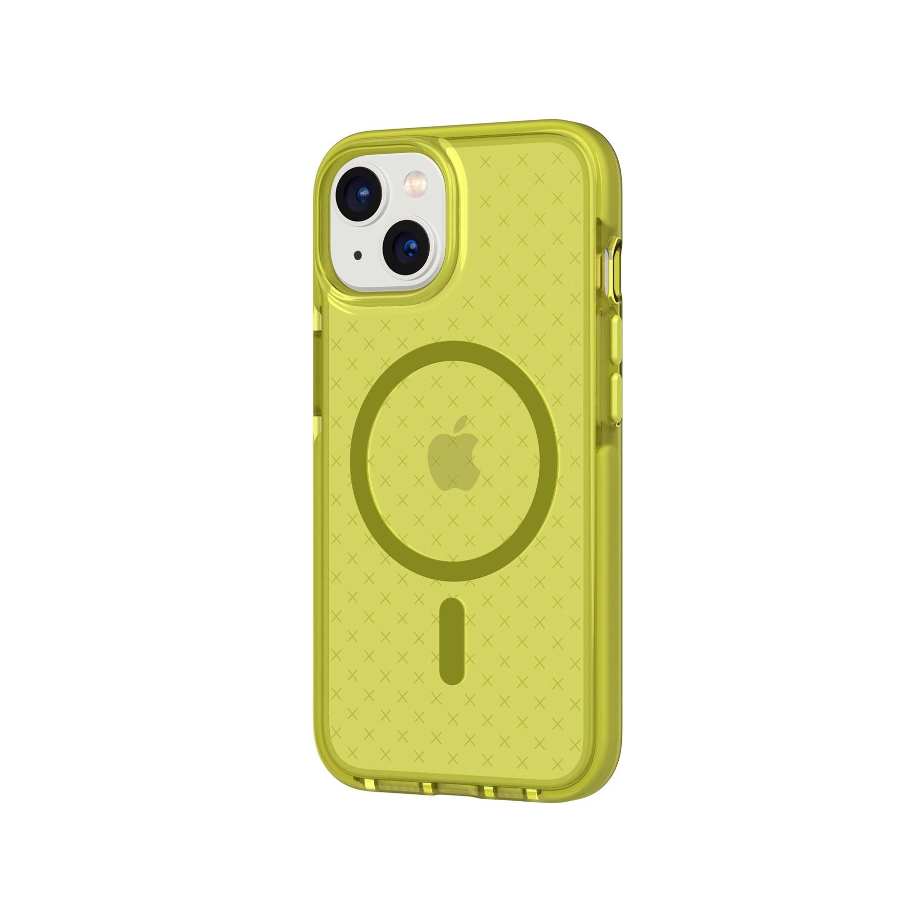 EvoCheck - Apple iPhone 16e/14 Case MagSafe Compatible - Acid Yellow