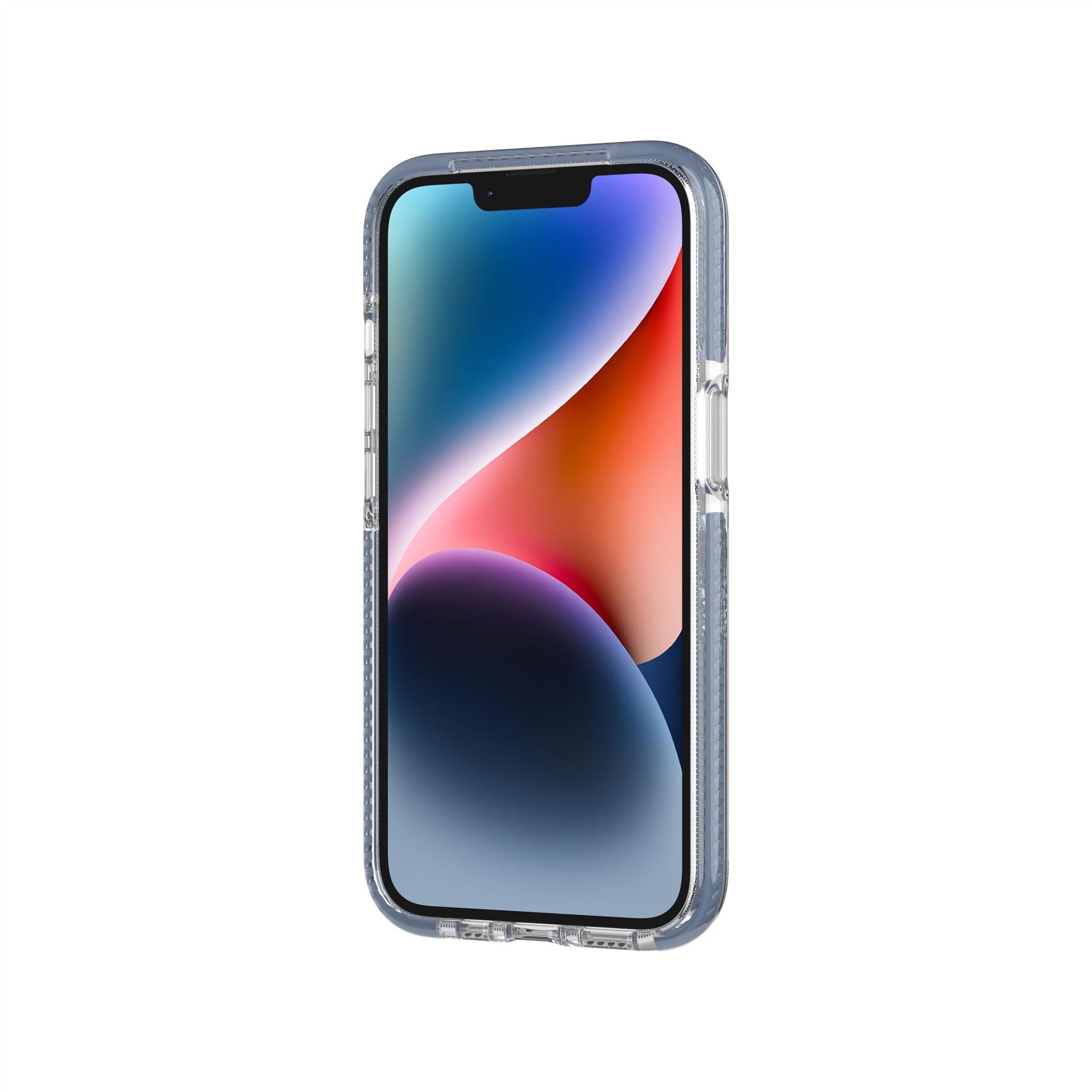 EvoCrystal - Apple iPhone 16e/14 Case MagSafe Compatible - Steel Blue