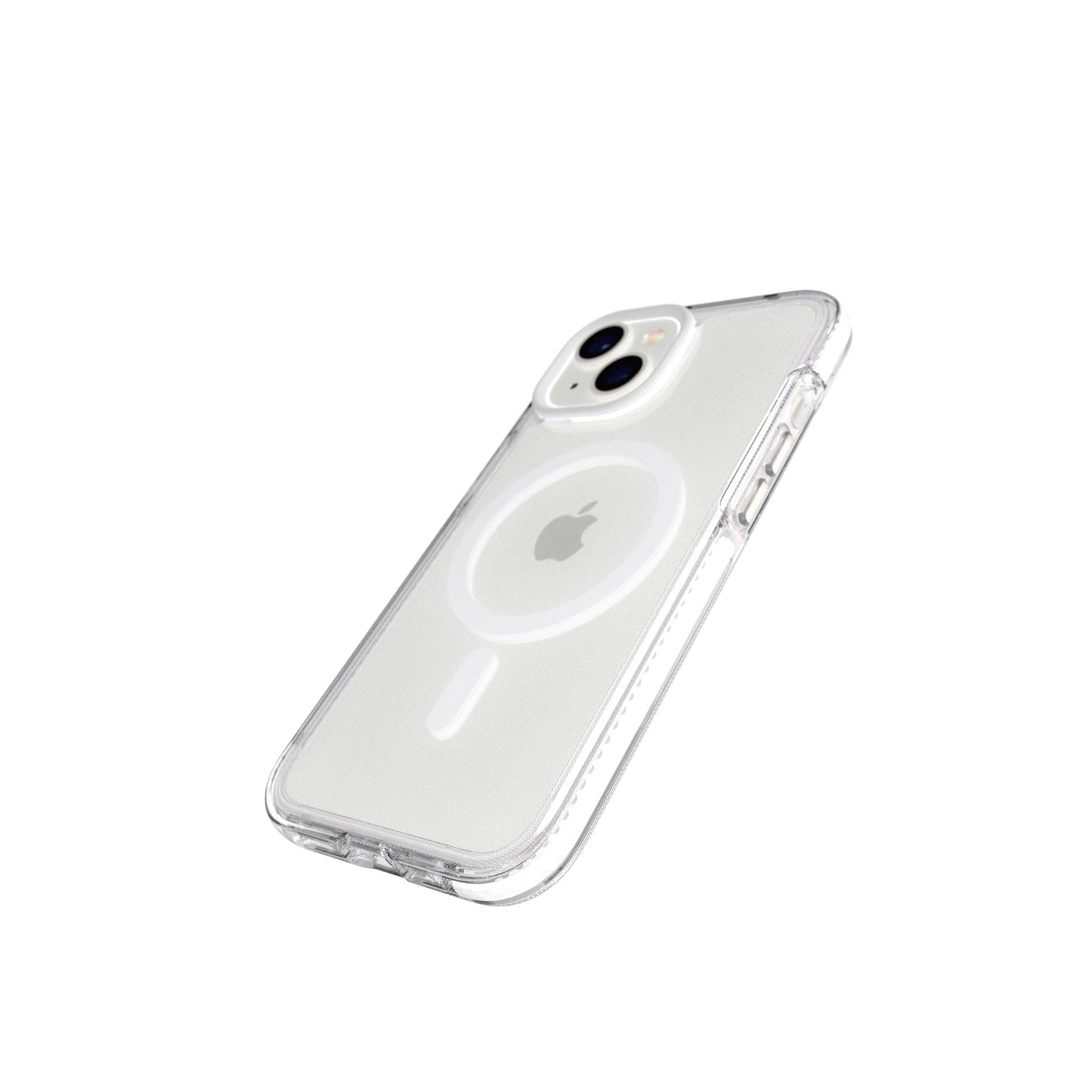 EvoCrystal - Apple iPhone 16e/14 Case MagSafe Compatible - White