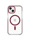 EvoCrystal - Apple iPhone 16e/14 Case MagSafe Compatible - Burgundy