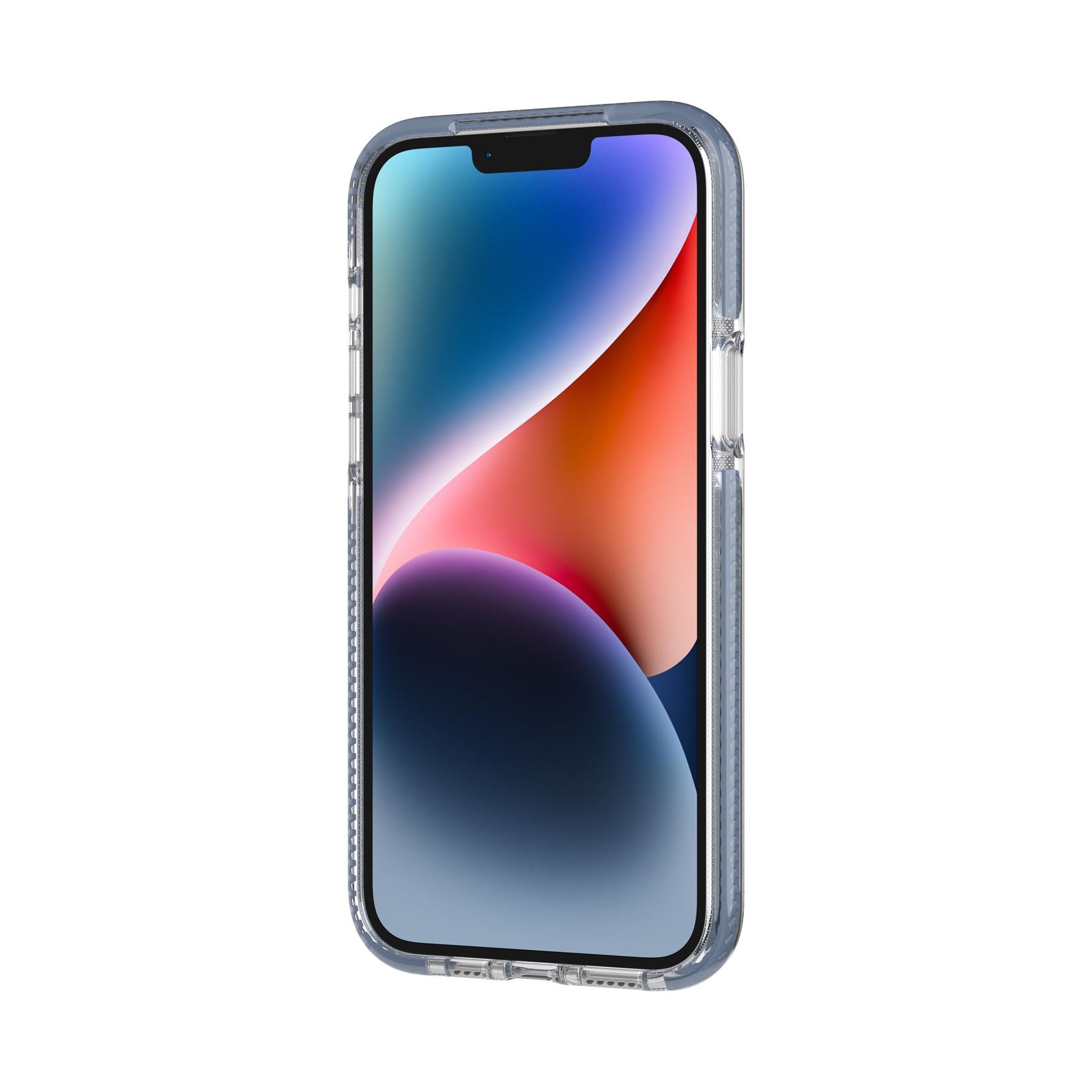 EvoCrystal - Apple iPhone 14 Plus Case MagSafe Compatible - Steel Blue