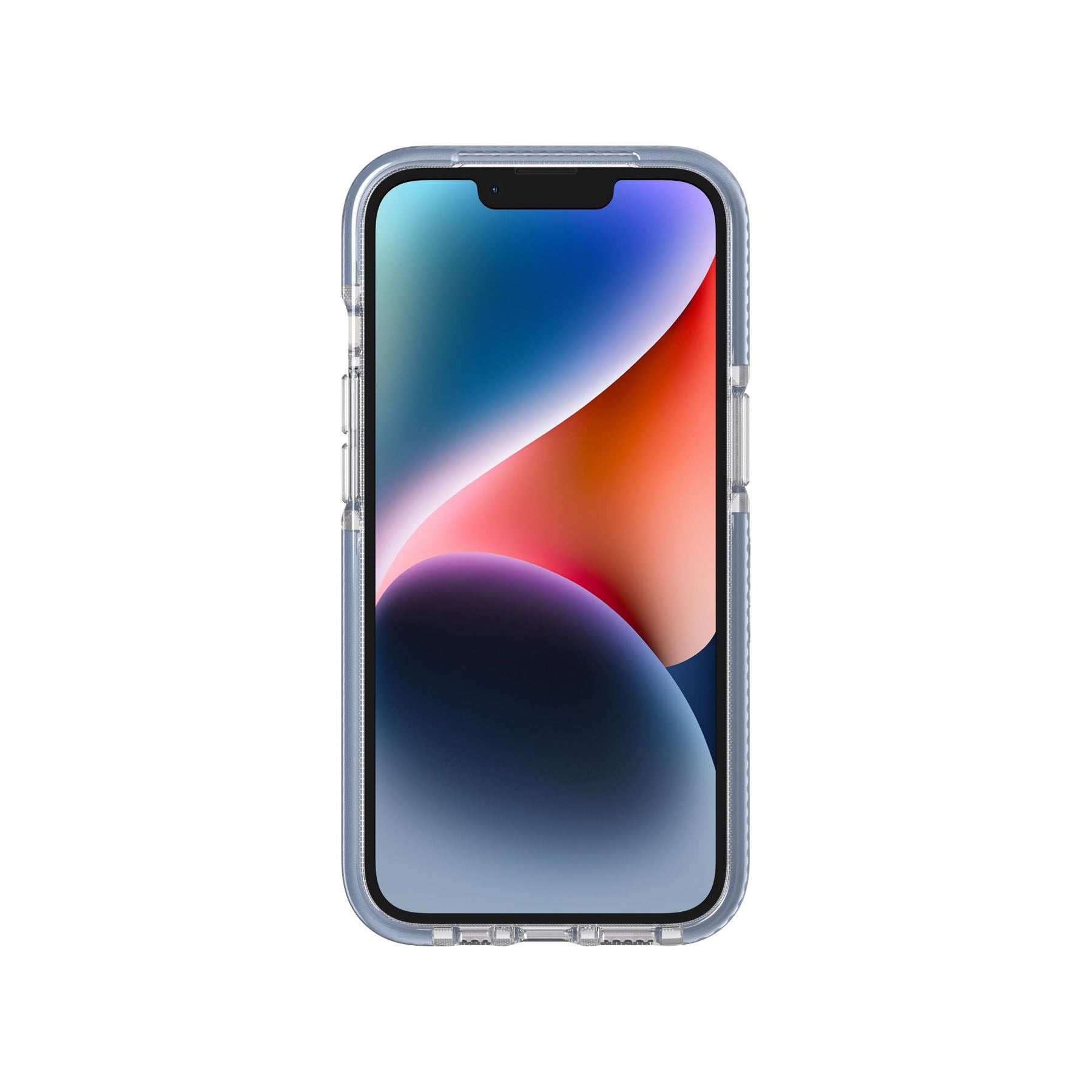 EvoCrystal - Apple iPhone 16e/14 Case MagSafe Compatible - Steel Blue