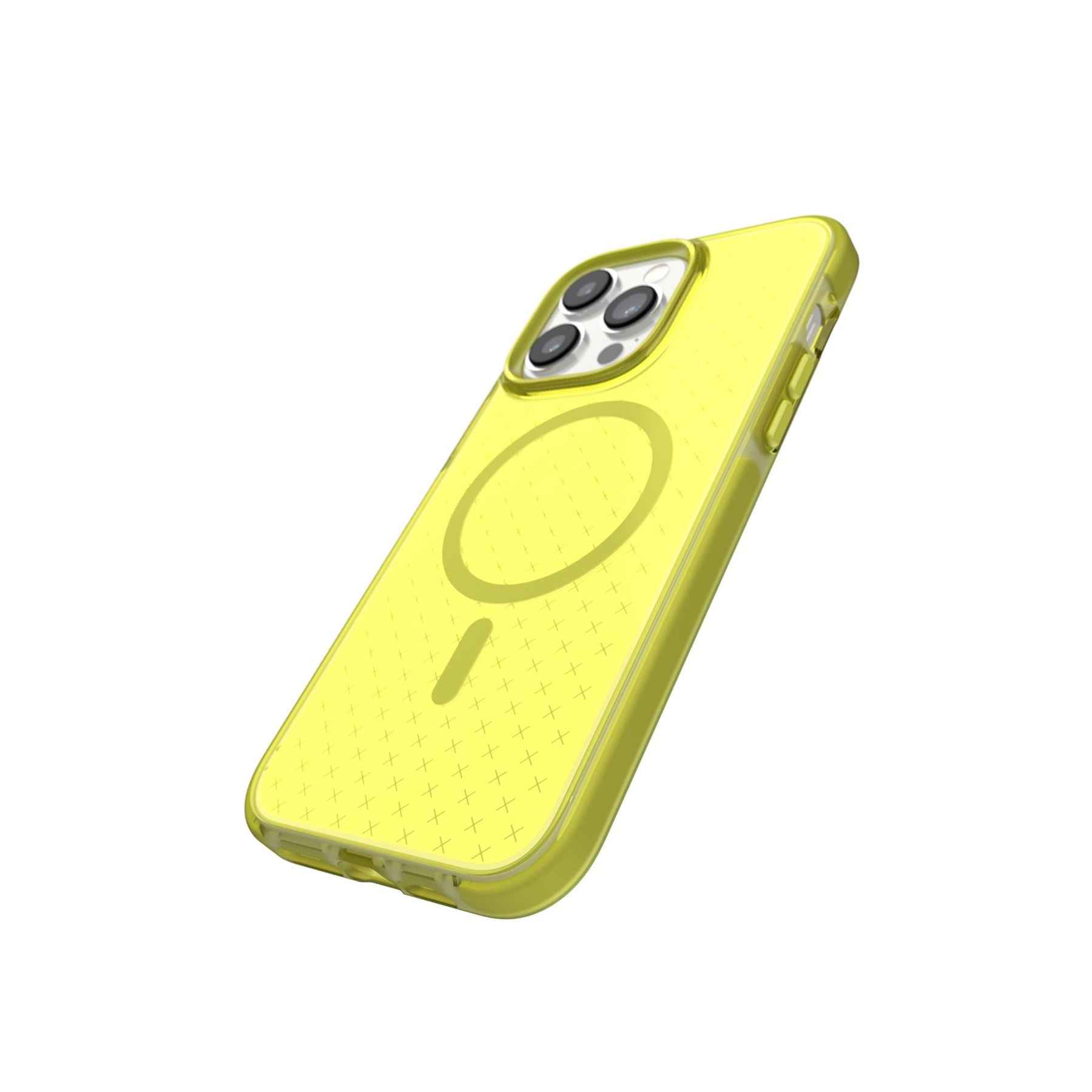 EvoCheck - Apple iPhone 14 Pro Max Case MagSafe Compatible - Acid Yellow