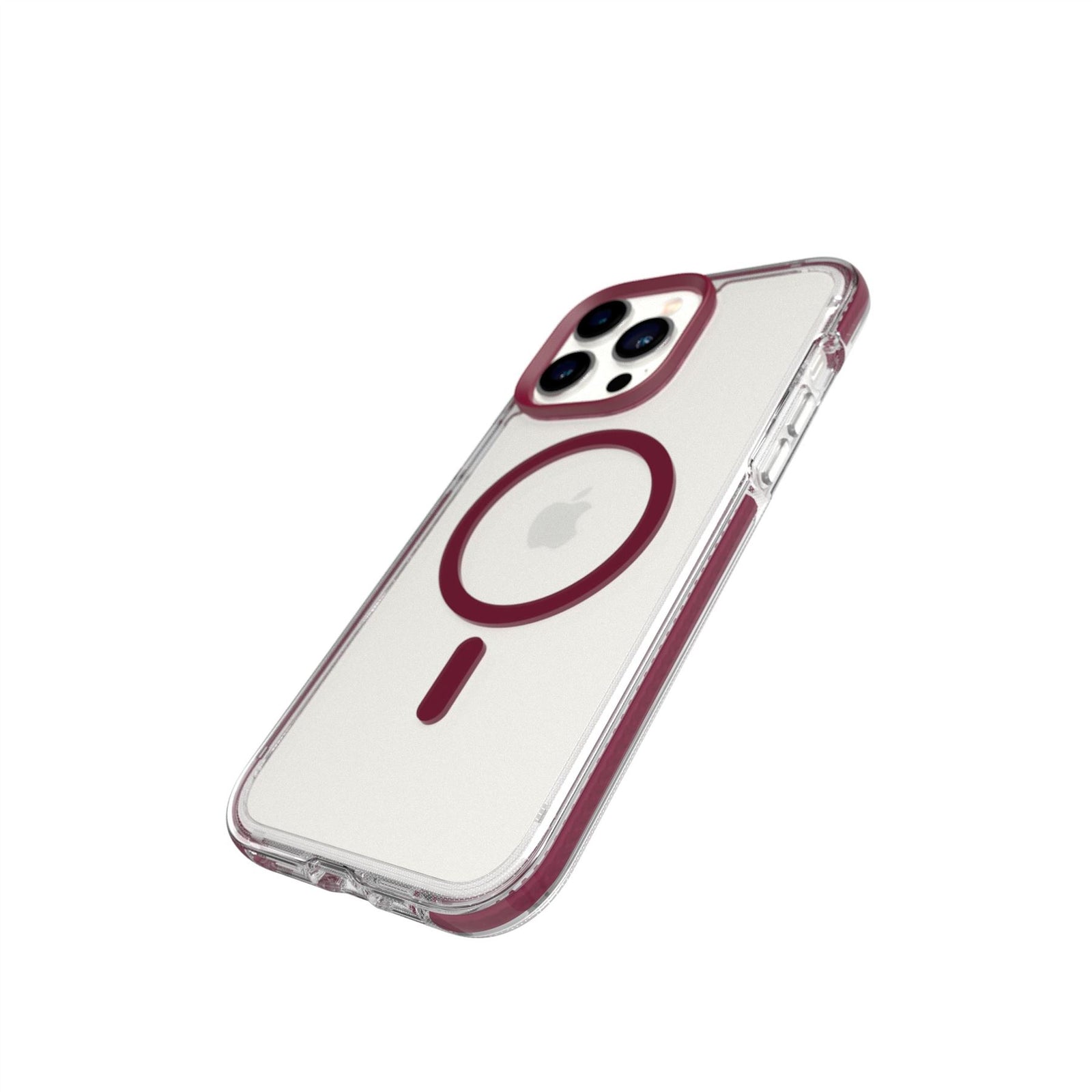 Evo Crystal - Apple iPhone 14 Pro Max Case MagSafe® Compatible - Burgundy