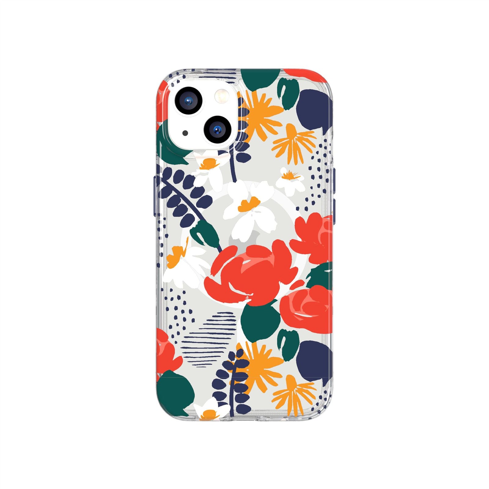 EvoArt - Apple iPhone 13 Case MagSafe Compatible - Red Rose