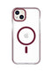 EvoCrystal - Apple iPhone 14 Plus Case MagSafe Compatible - Burgundy