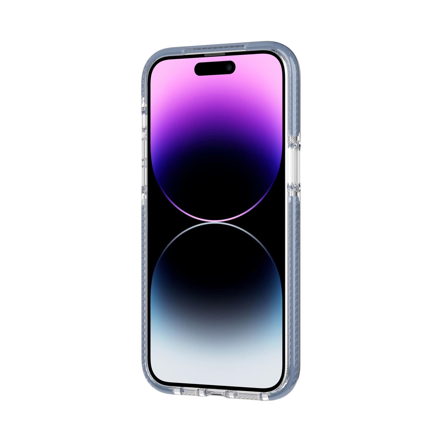 EvoCrystal - Apple iPhone 14 Pro Max Case MagSafe Compatible - Steel Blue