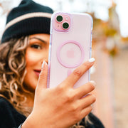 FlexQuartz - Apple iPhone 15 Case MagSafe® Compatible - Pink