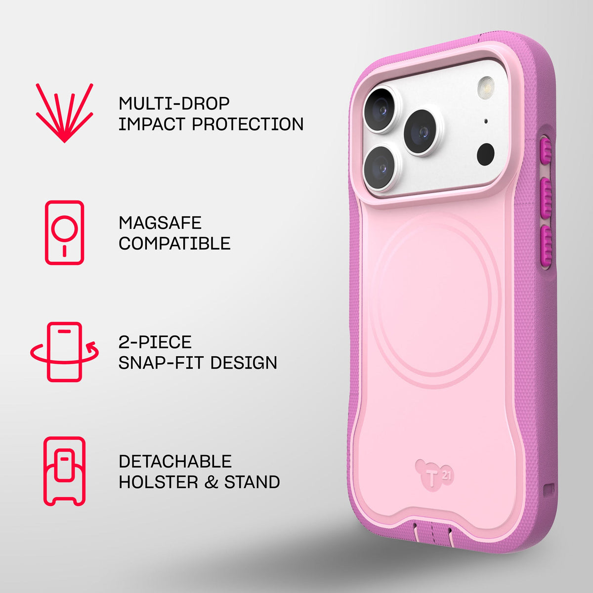 EvoGuard MagSafe - Apple iPhone 18 Pro/17 Pro Case - Orchid