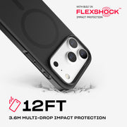 EvoPulse Fauxven MagSafe - Apple iPhone 18 Pro/17 Pro Case - Black