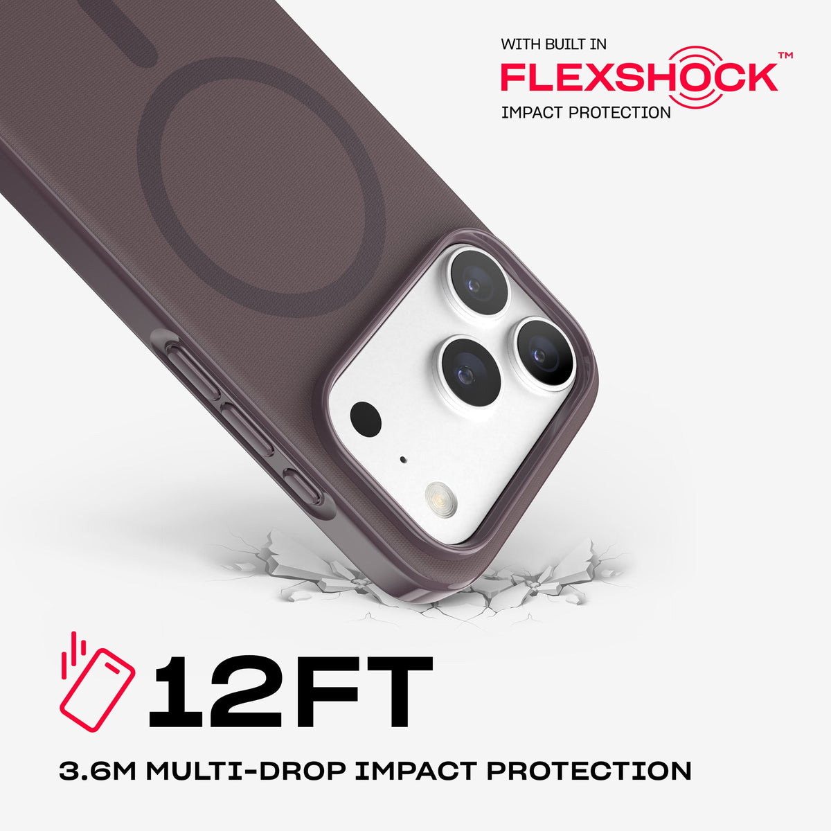 EvoPulse Fauxven MagSafe - Apple iPhone 18 Pro/17 Pro Case - Cherry