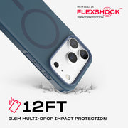 EvoPulse Fauxven MagSafe - Apple iPhone 18 Pro/17 Pro Case - Deep Sea
