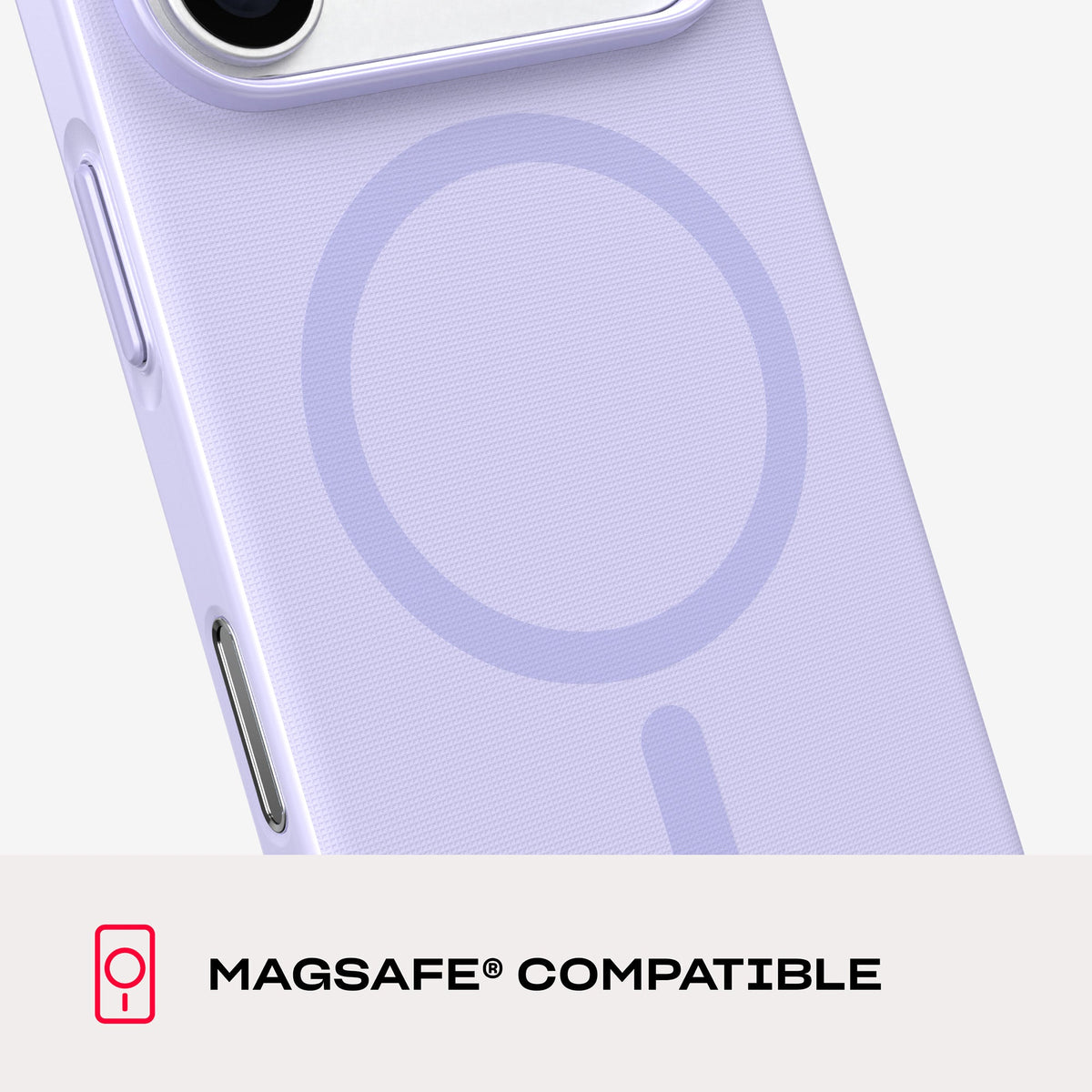 EvoPulse Fauxven MagSafe - Apple iPhone 18 Pro/17 Pro Case - Lilac