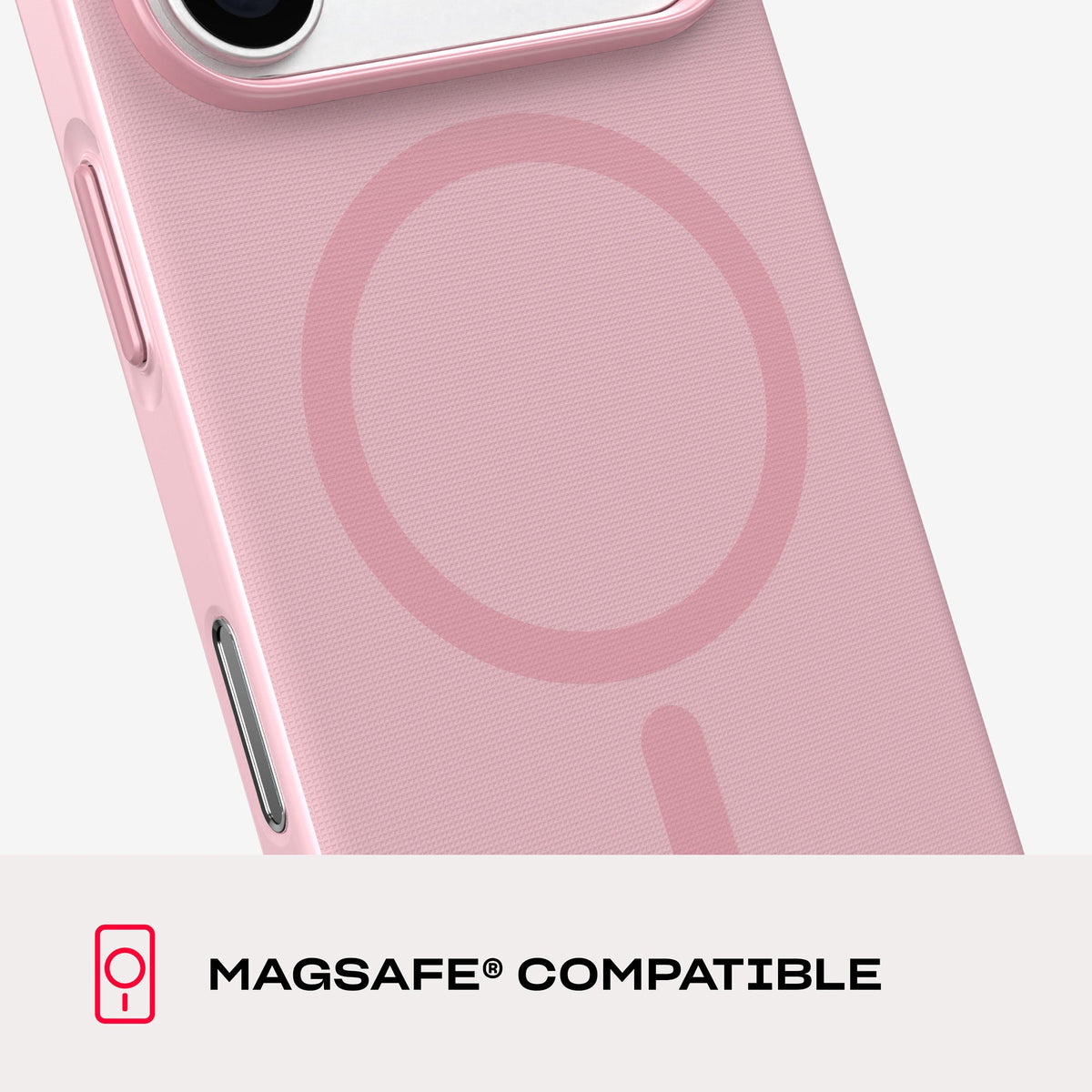 EvoPulse Fauxven MagSafe - Apple iPhone 18 Pro/17 Pro Case - Quiet Blush